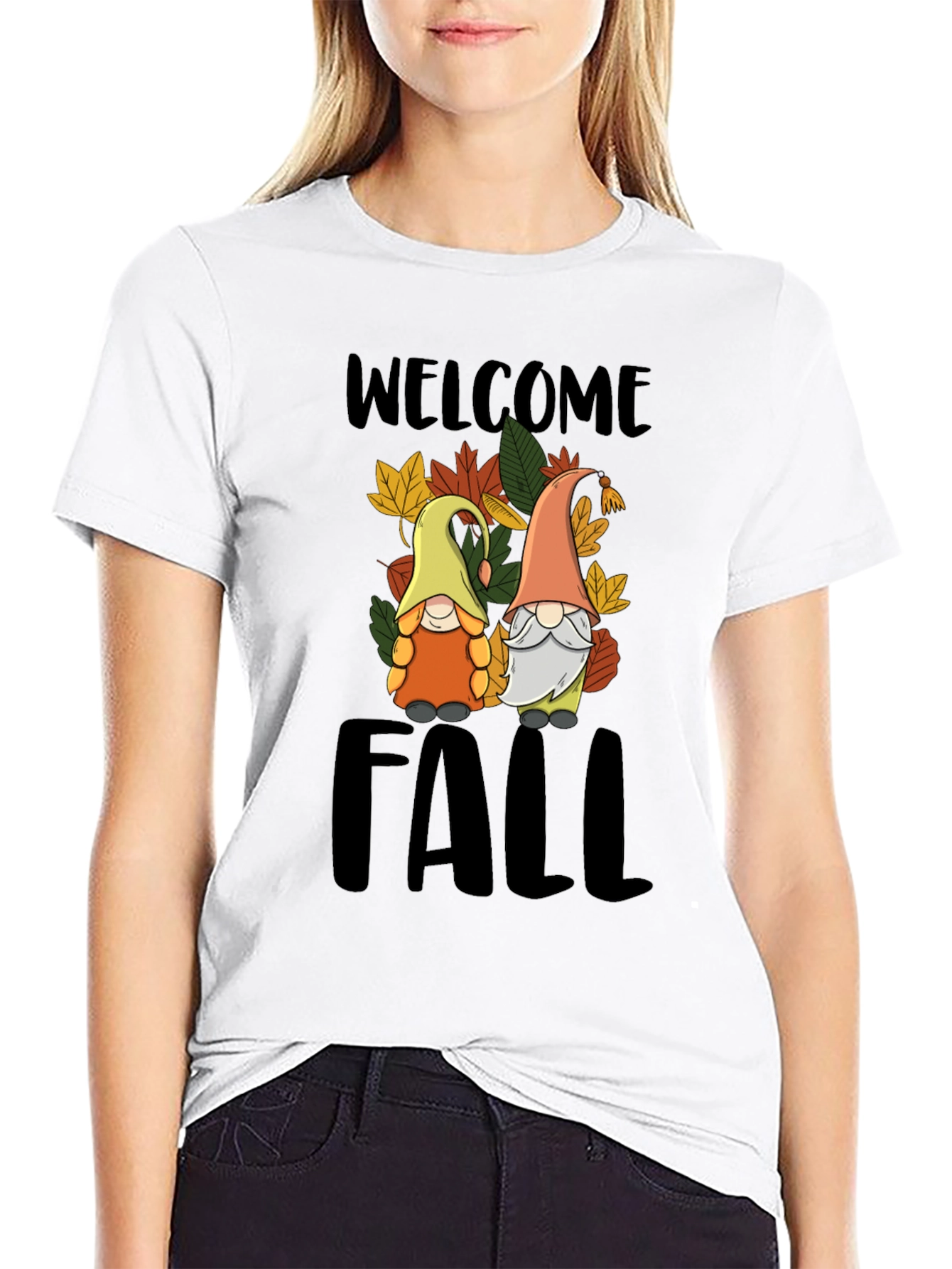 Welcome Fall Gnomes Graphic Tee