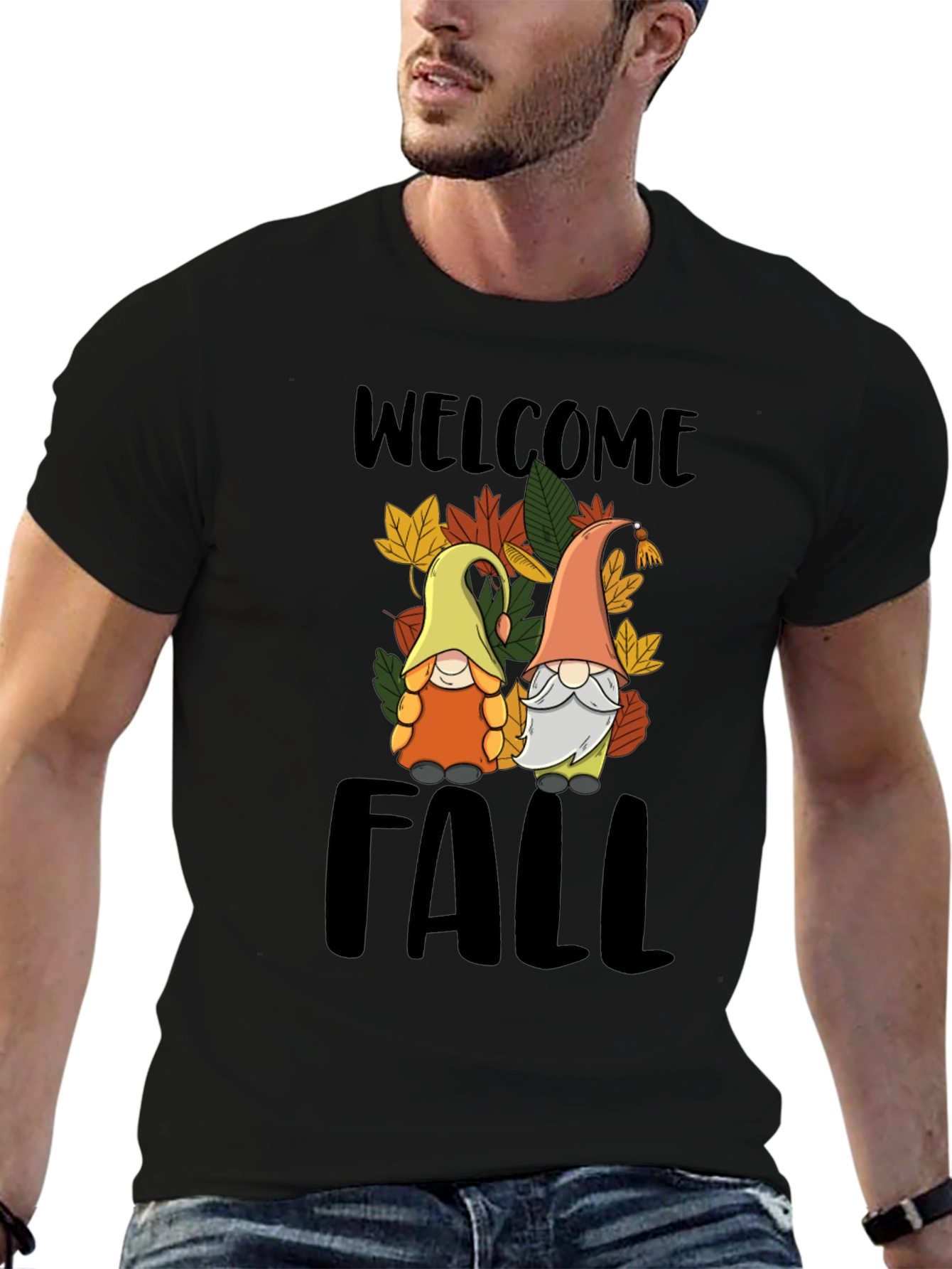 Welcome Fall Gnomes Graphic Tee
