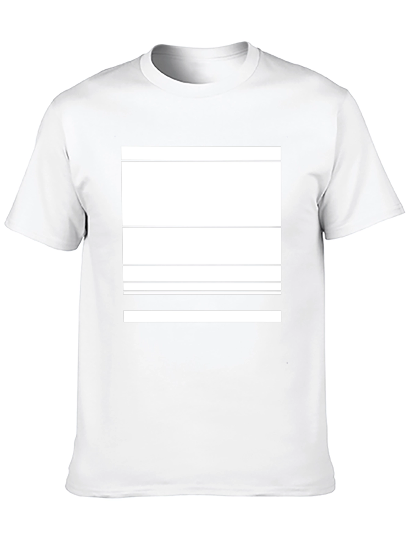 Modern Graphic Tee - Abstract Lines Design