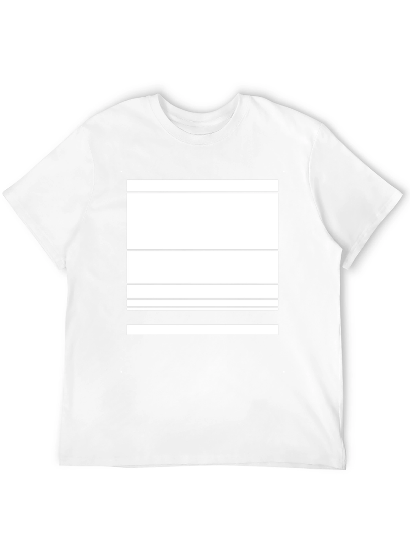 Modern Graphic Tee - Abstract Lines Design