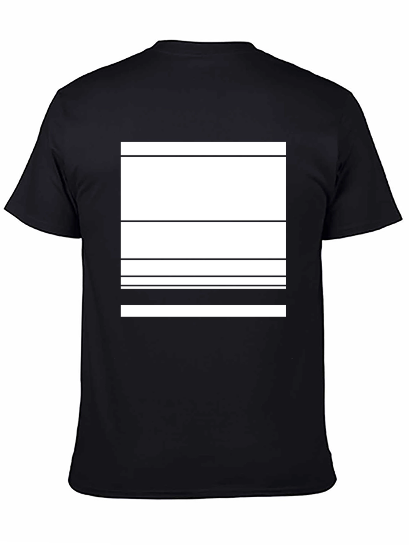 Modern Graphic Tee - Abstract Lines Design