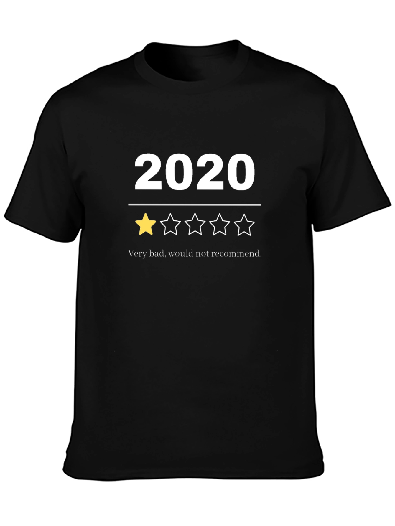 2020 One-Star Review Graphic T-Shirt - Unisex
