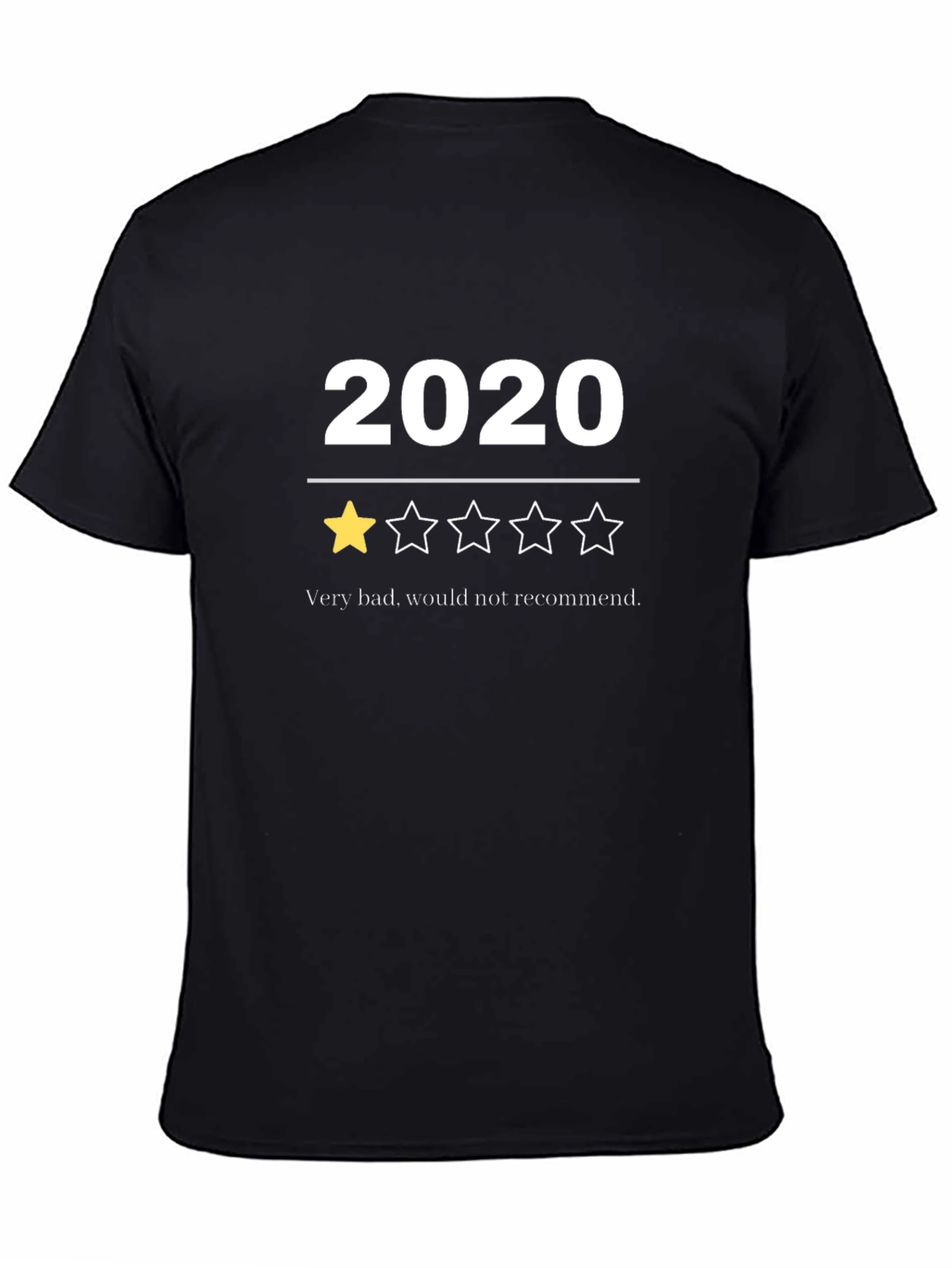 2020 One-Star Review Graphic T-Shirt - Unisex