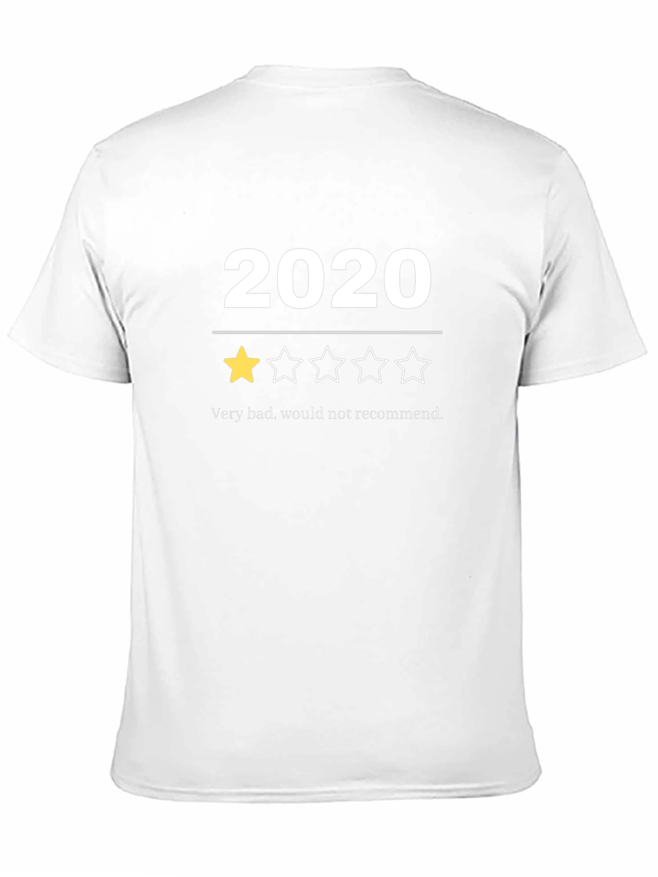 2020 One-Star Review Graphic T-Shirt - Unisex