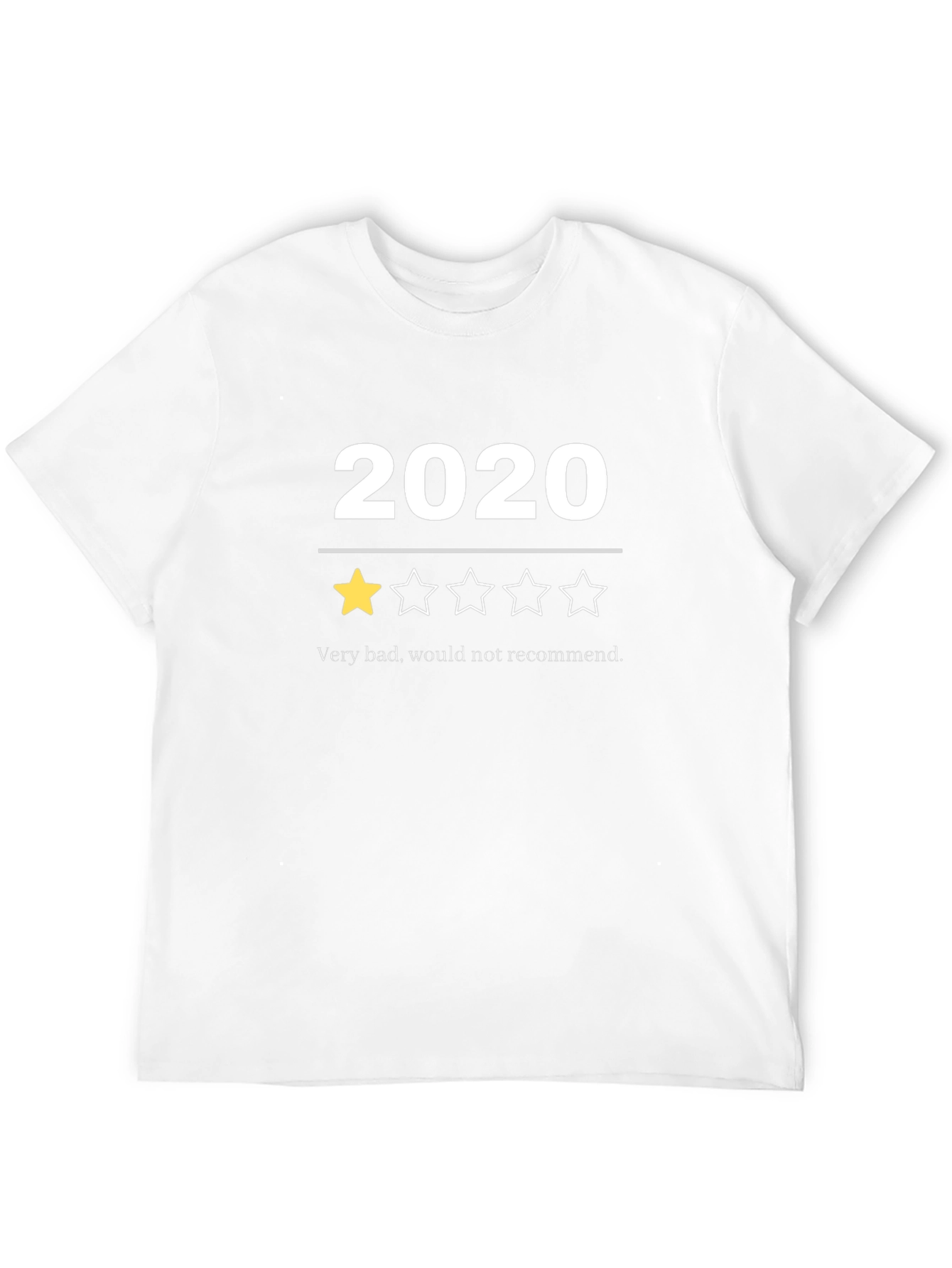 2020 One-Star Review Graphic T-Shirt - Unisex