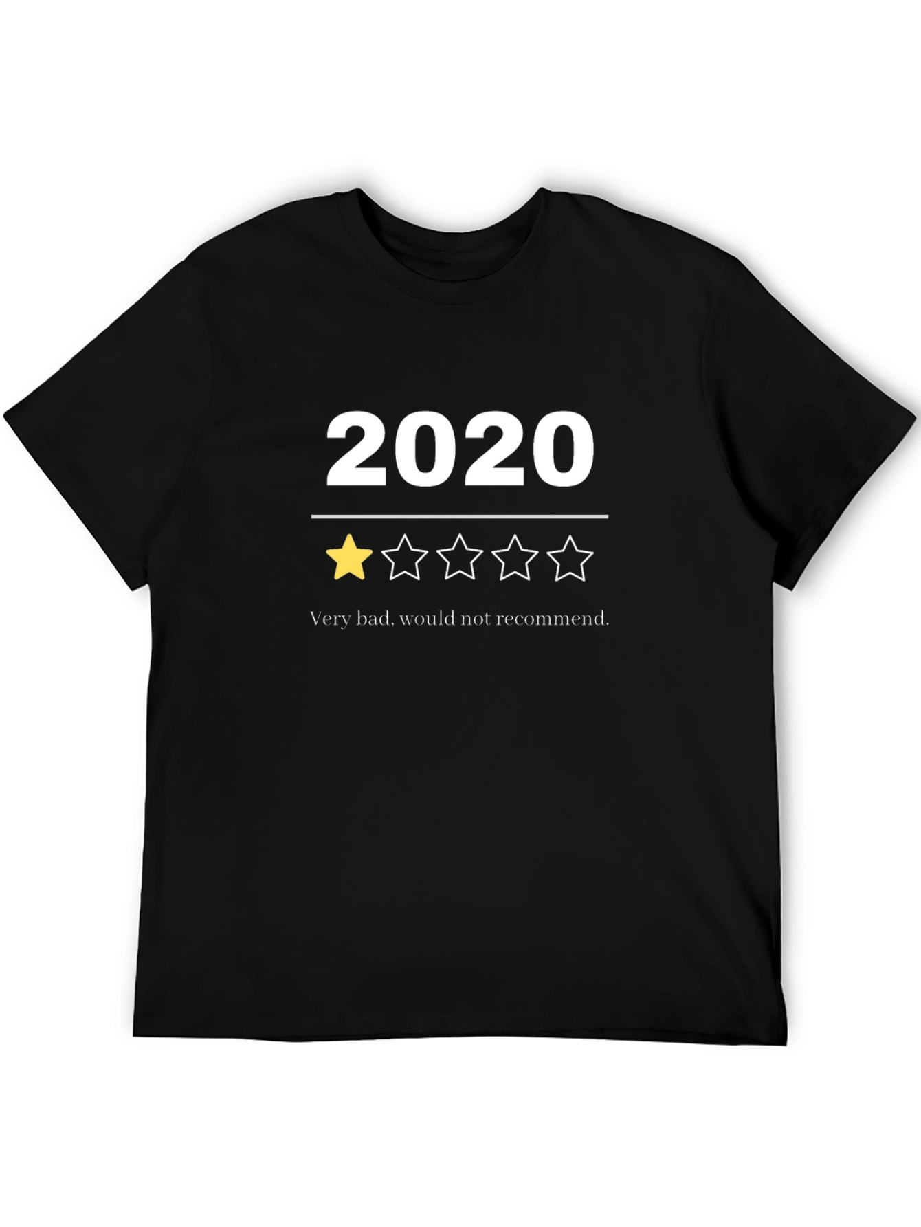 2020 One-Star Review Graphic T-Shirt - Unisex
