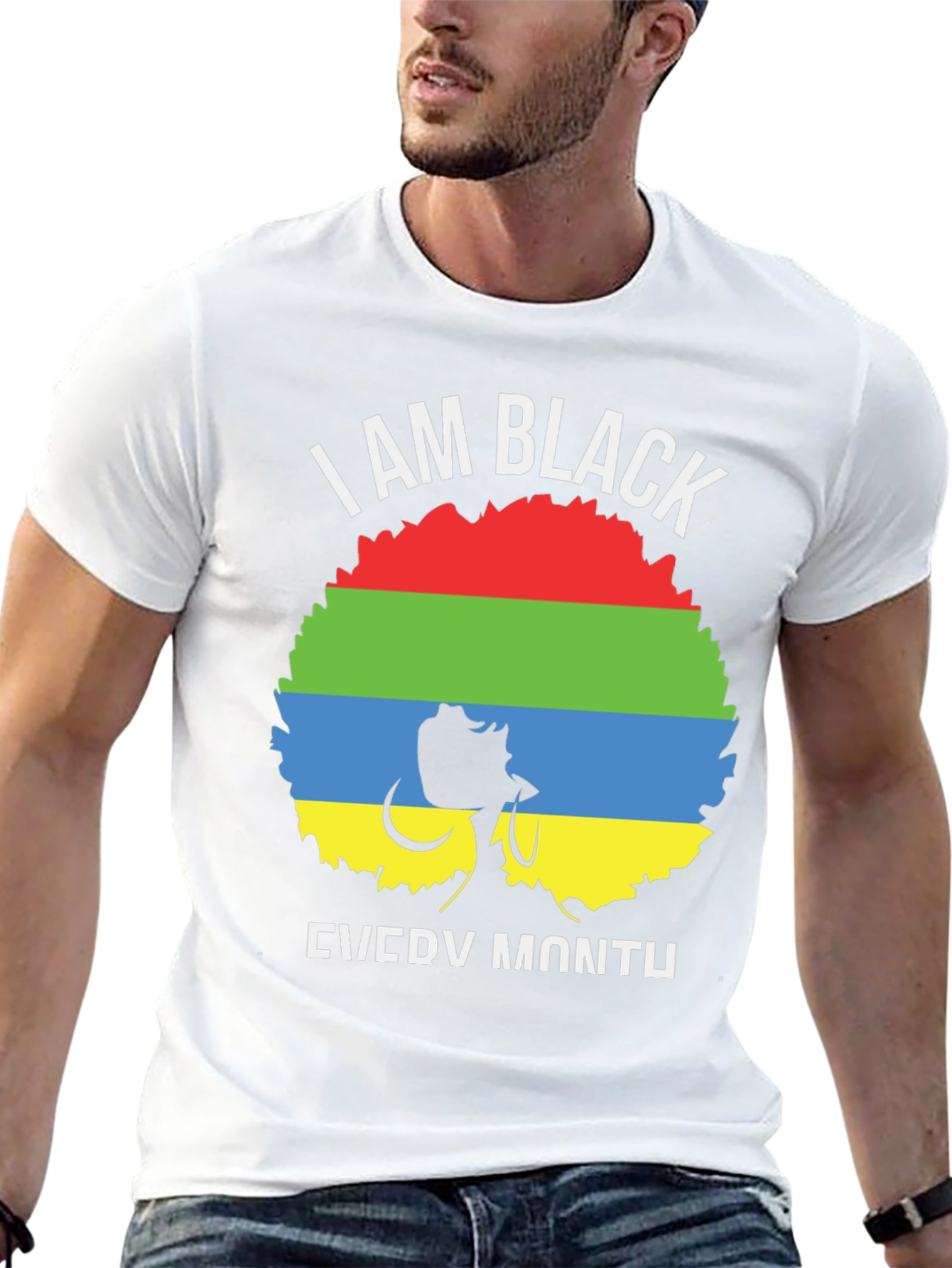 I am Black Every Month Graphic Tee