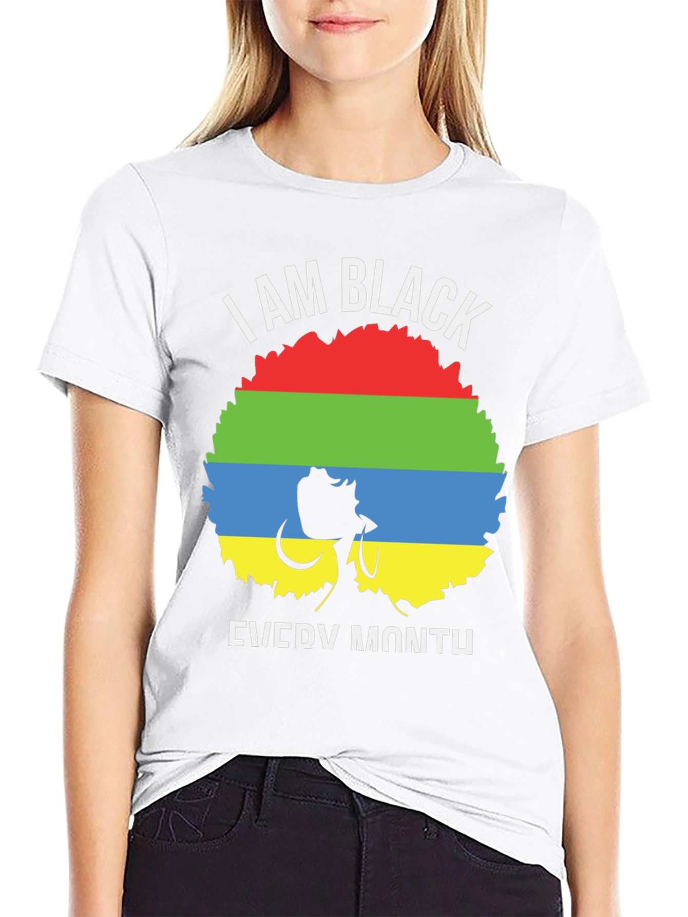 I am Black Every Month Graphic Tee