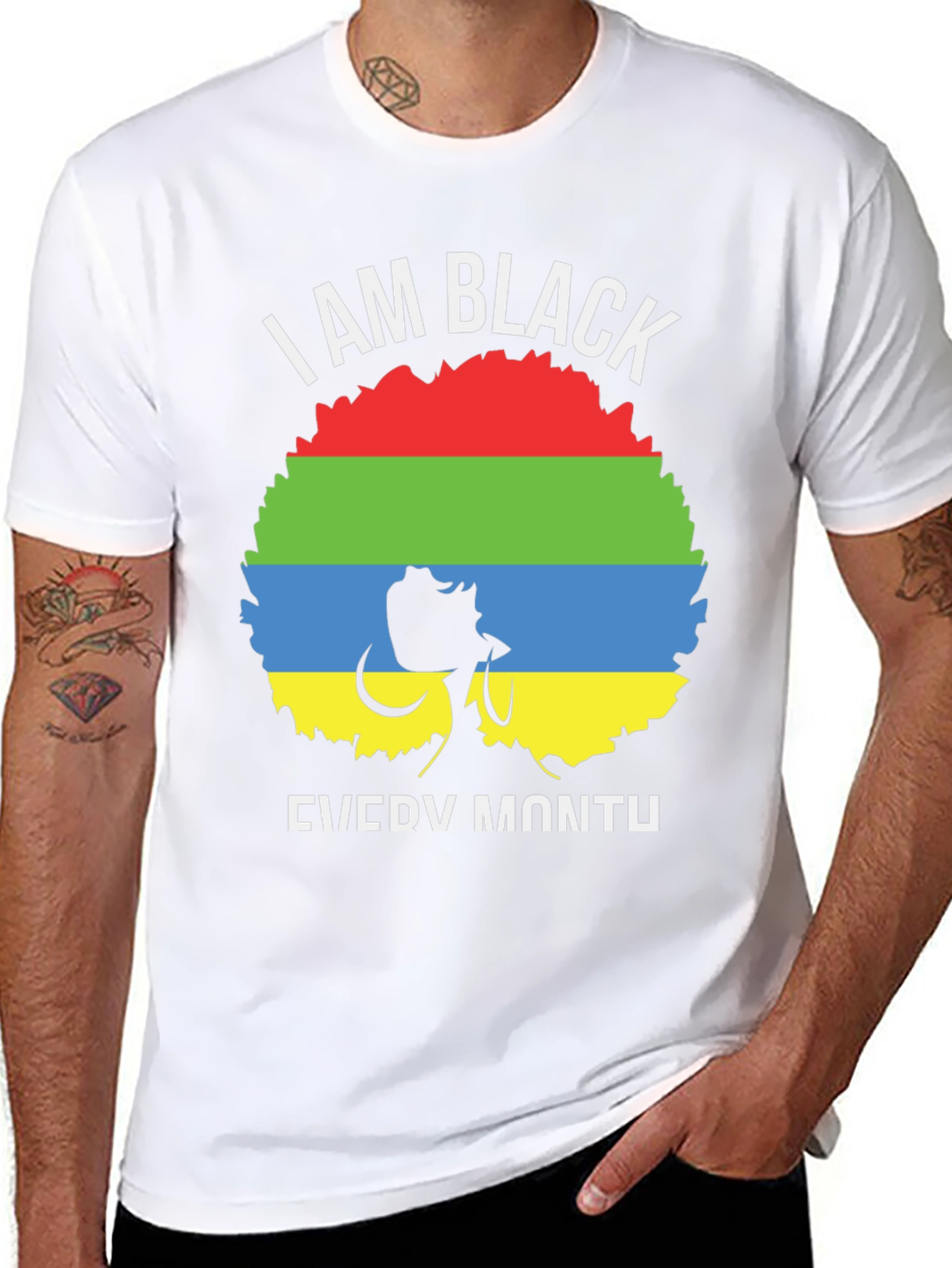 I am Black Every Month Graphic Tee