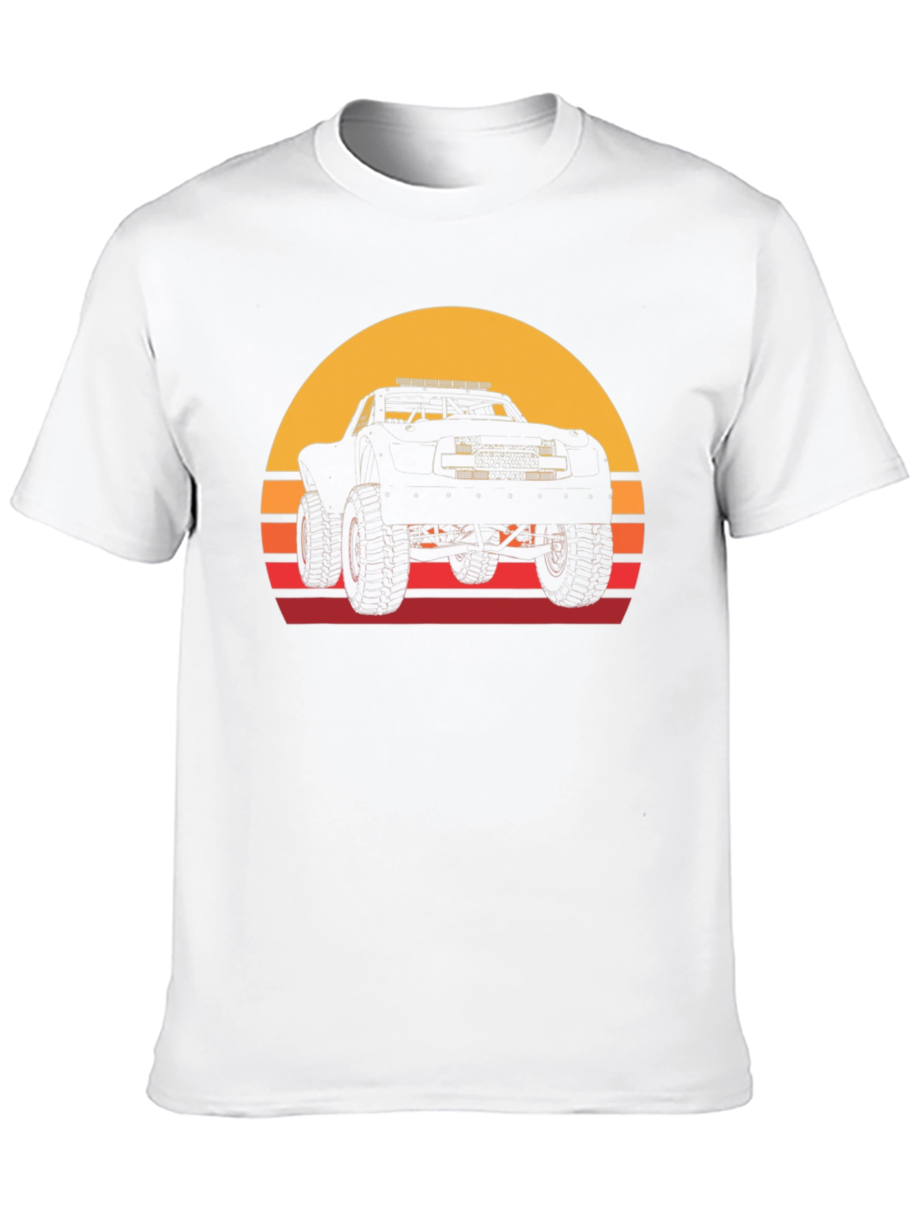 Sunset Truck Graphic Tee - Retro Style