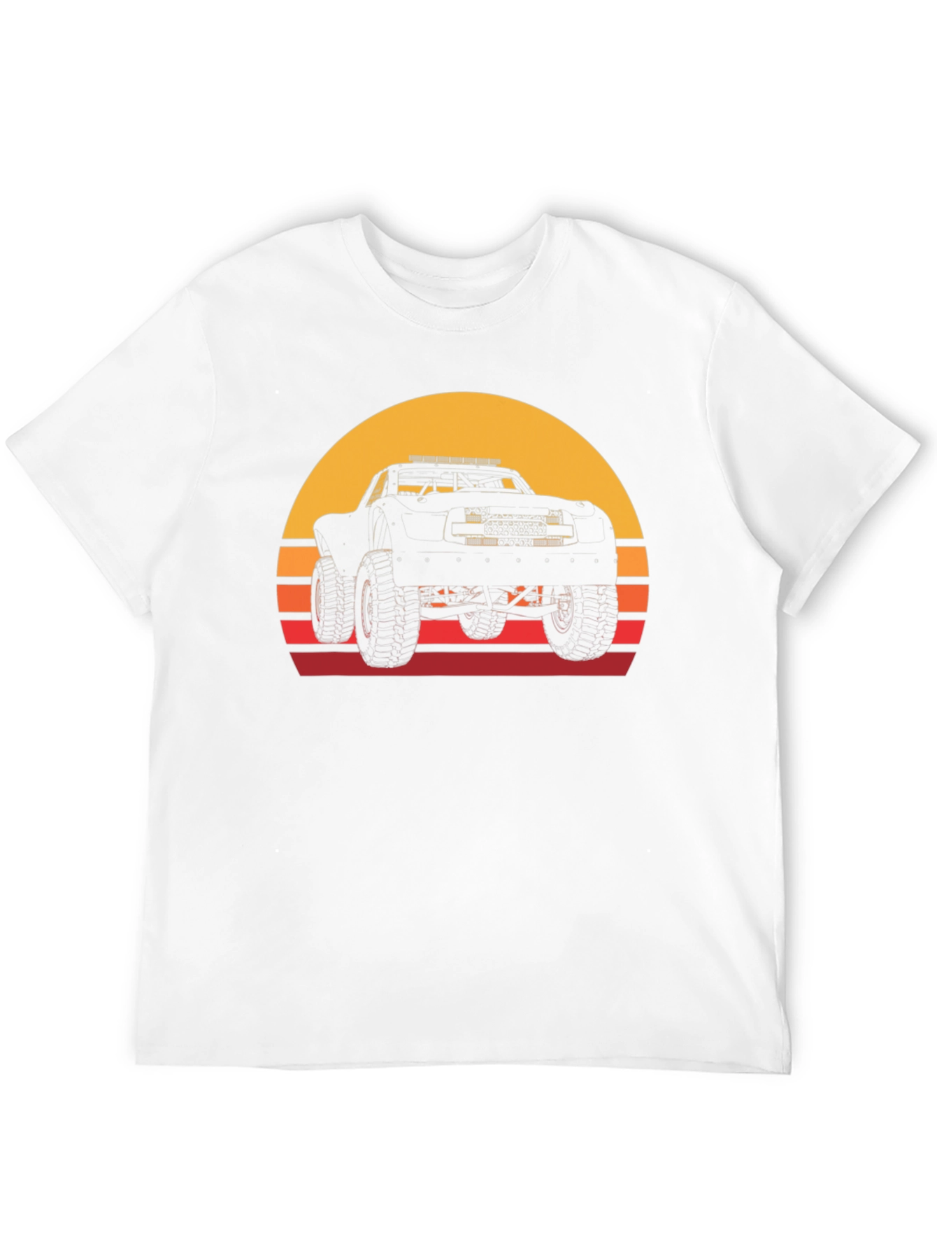 Sunset Truck Graphic Tee - Retro Style