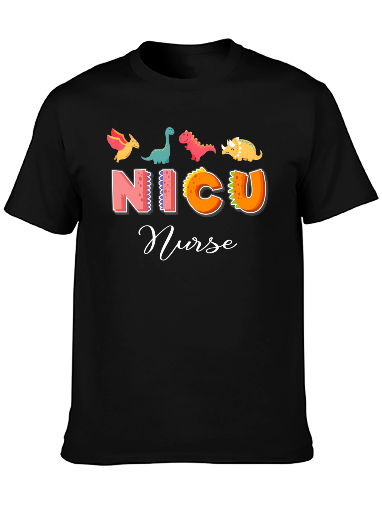NICU Nurse Dinosaur Graphic Tee