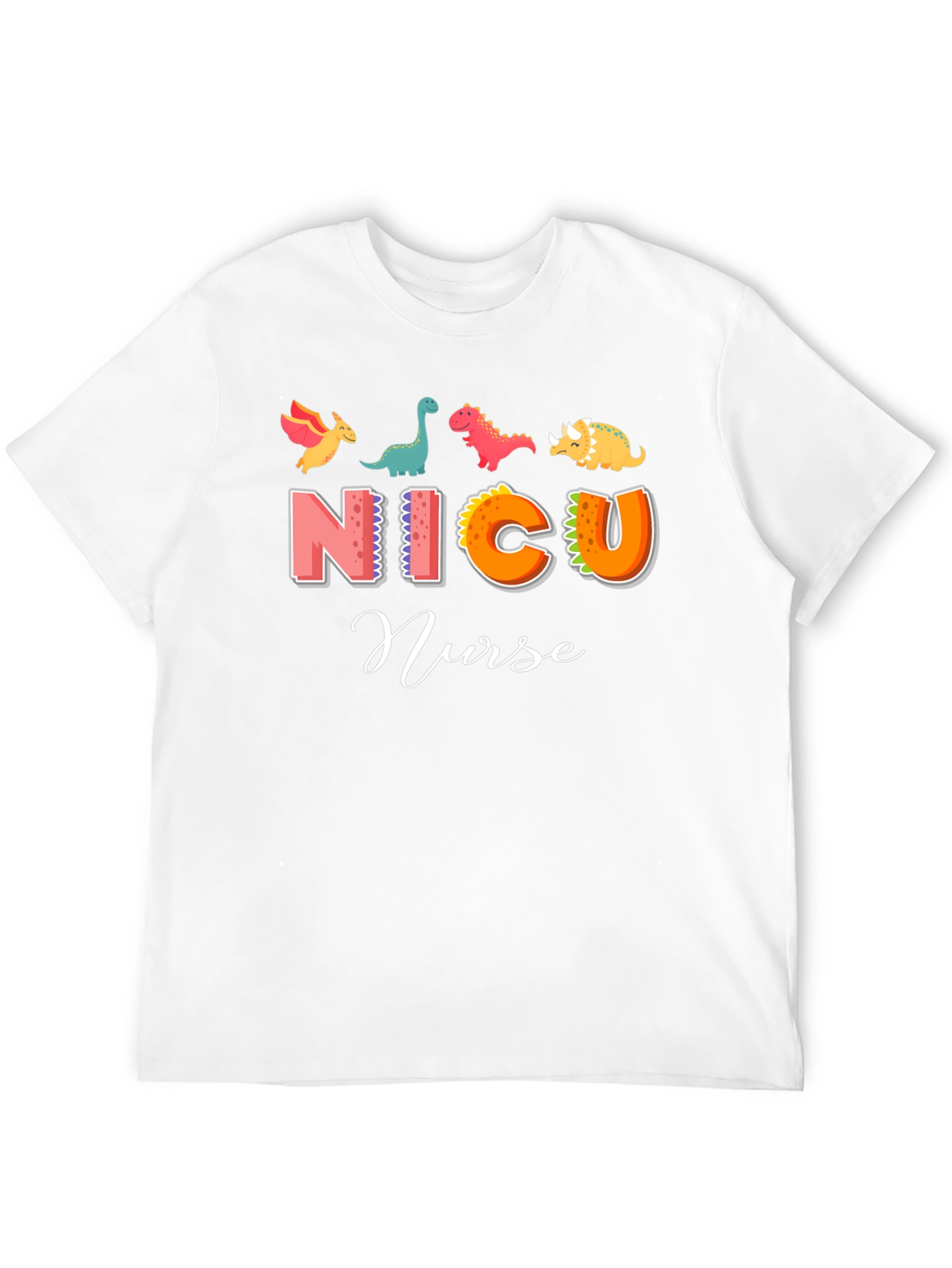 NICU Nurse Dinosaur Graphic Tee