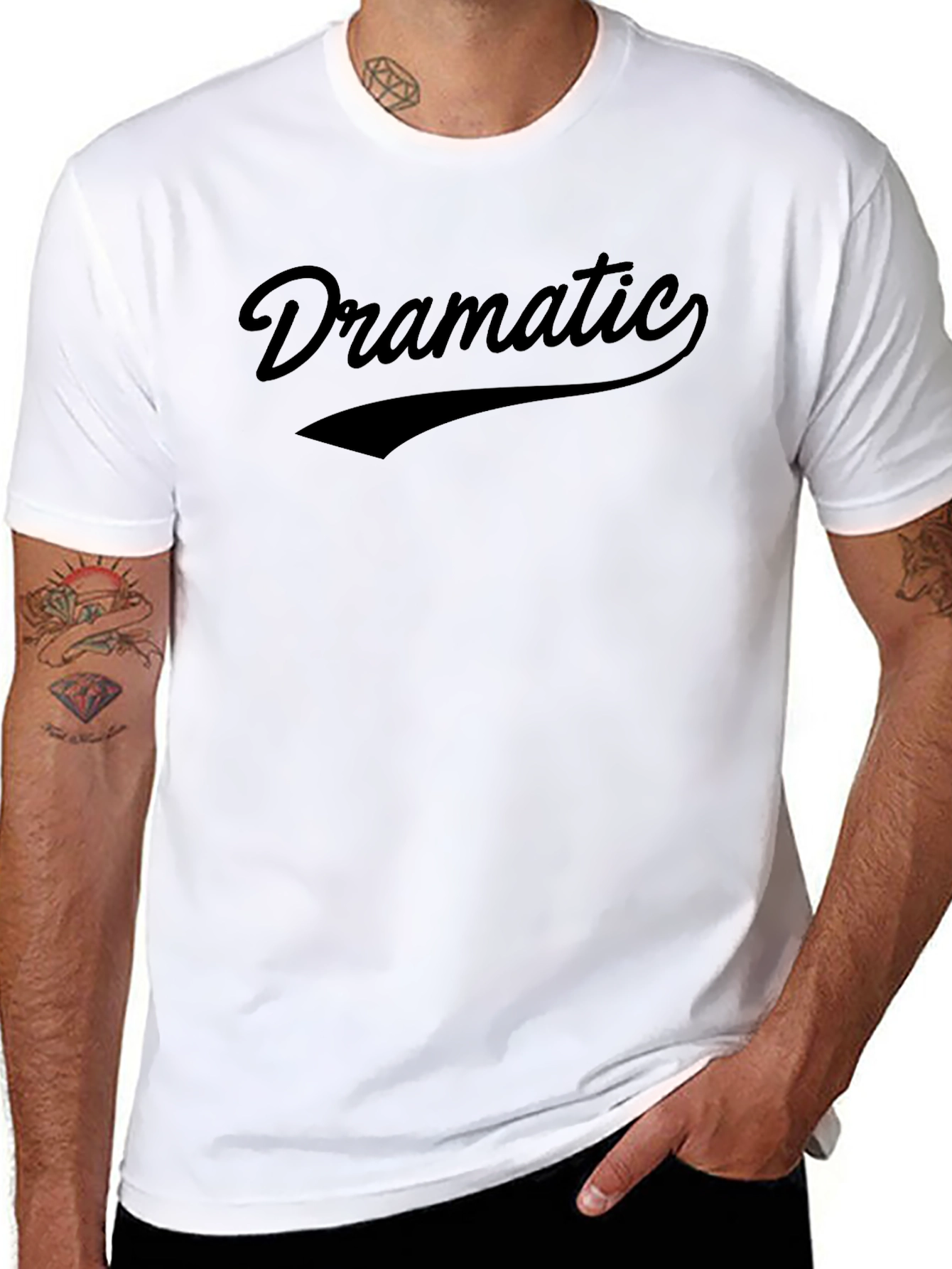 Dramatic Black T-Shirt