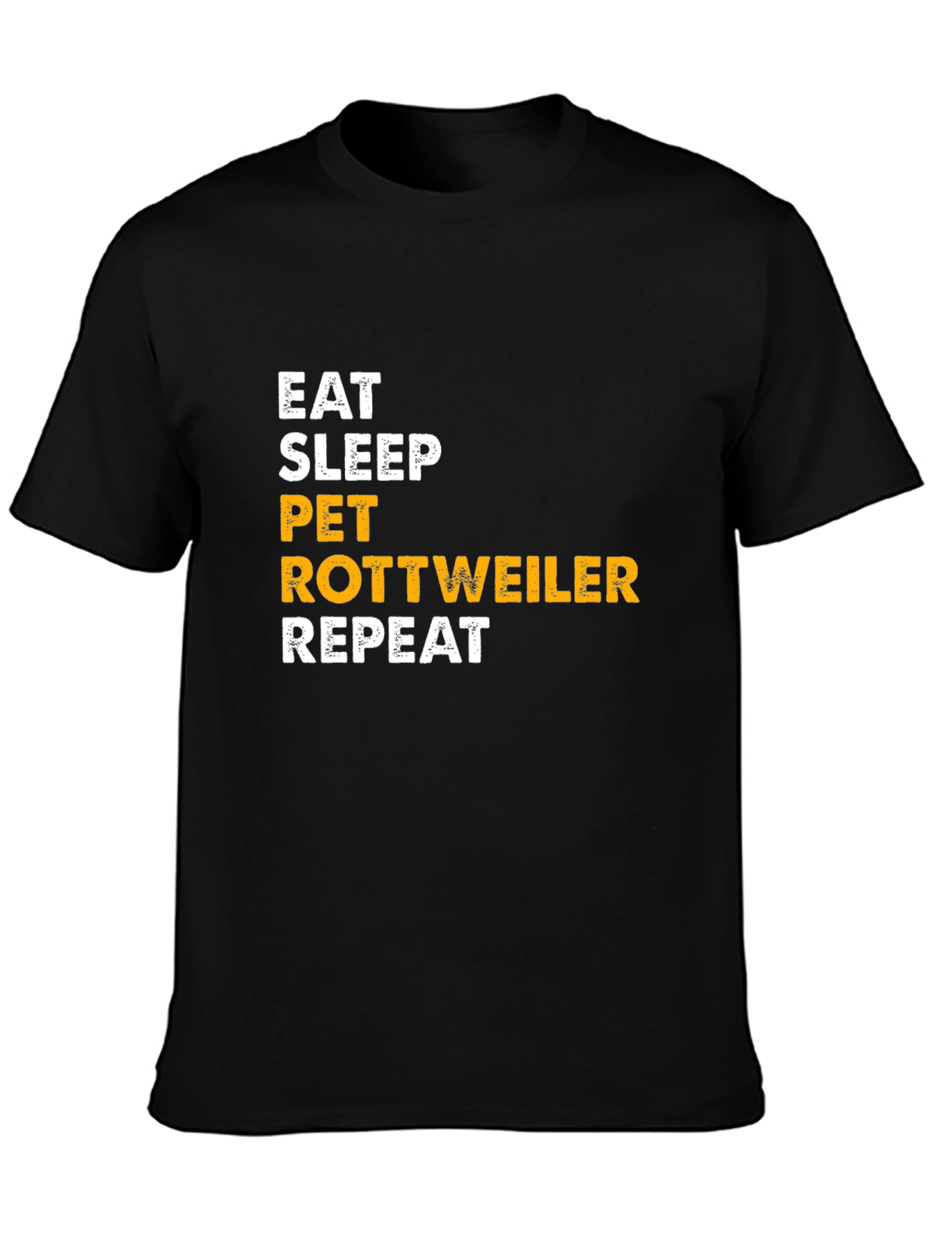 Eat Sleep Pet Rottweiler Repeat T-Shirt