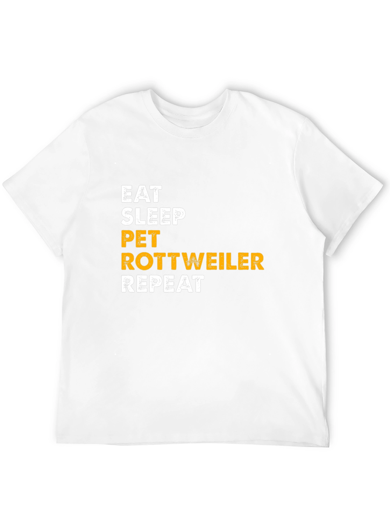 Eat Sleep Pet Rottweiler Repeat T-Shirt