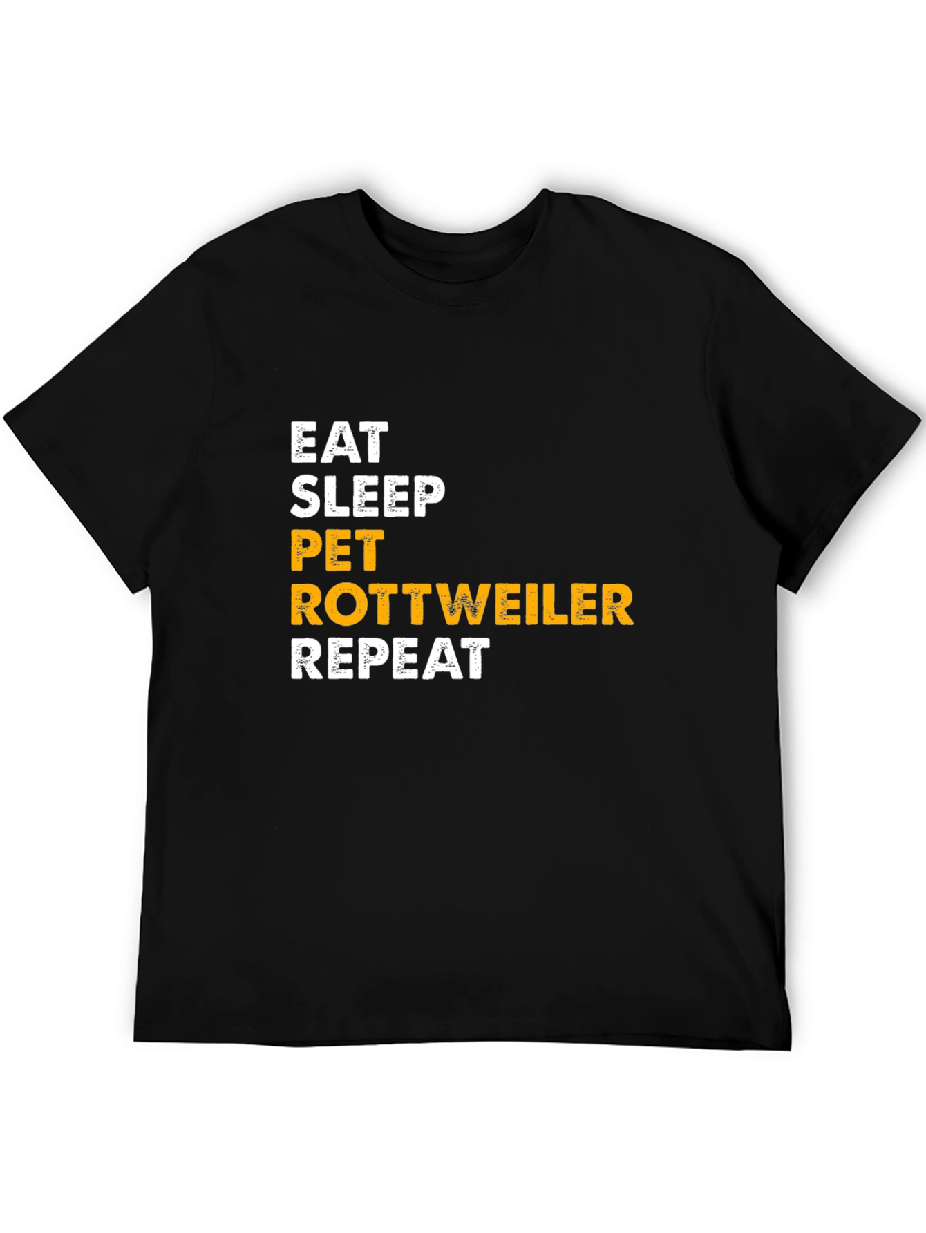 Eat Sleep Pet Rottweiler Repeat T-Shirt