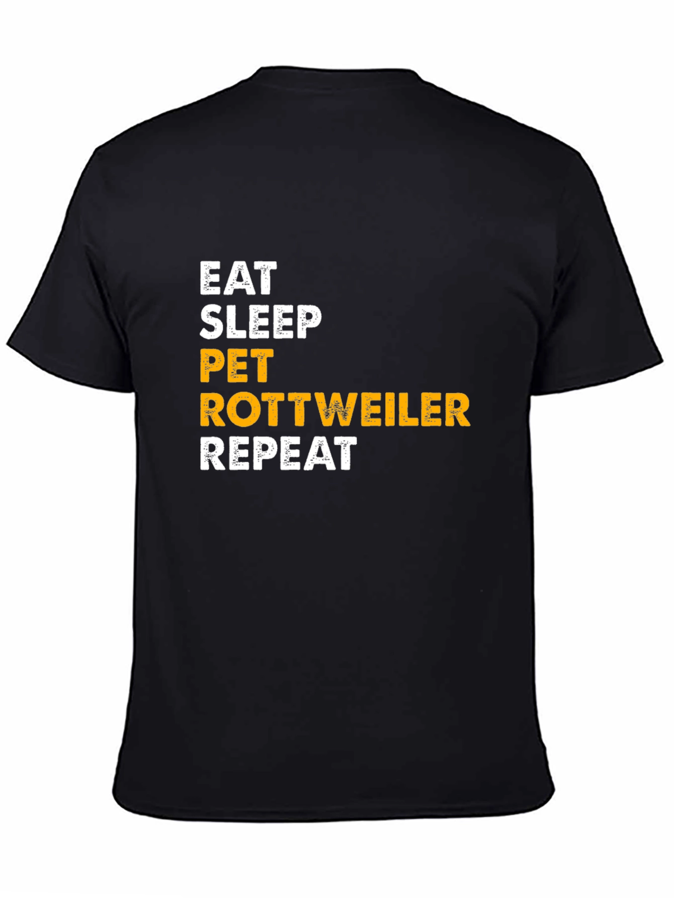 Eat Sleep Pet Rottweiler Repeat T-Shirt