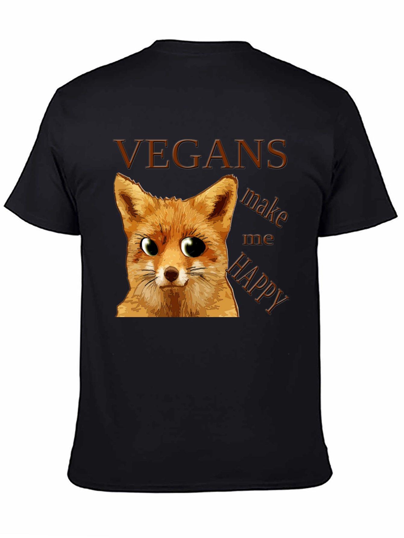 Vegan Fox Graphic Tee