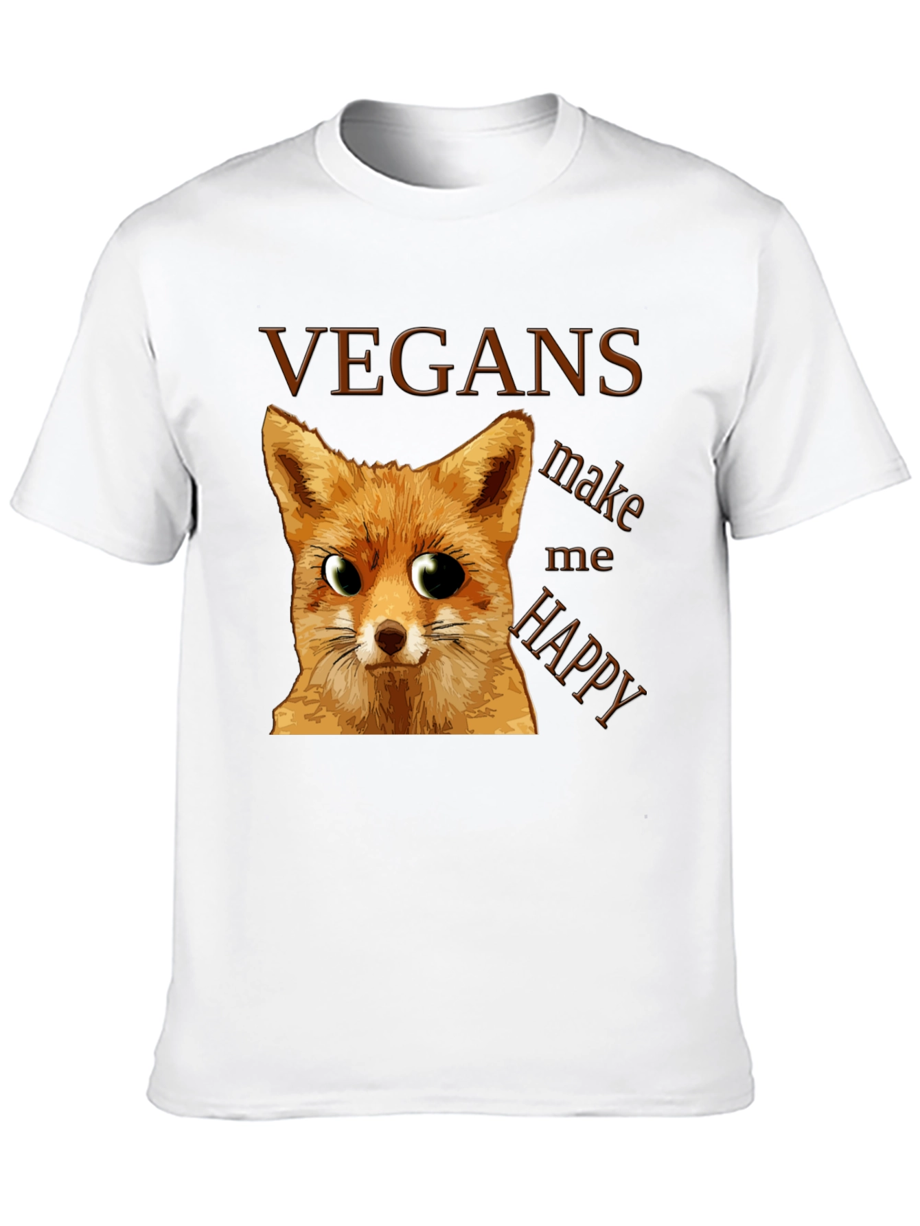 Vegan Fox Graphic Tee