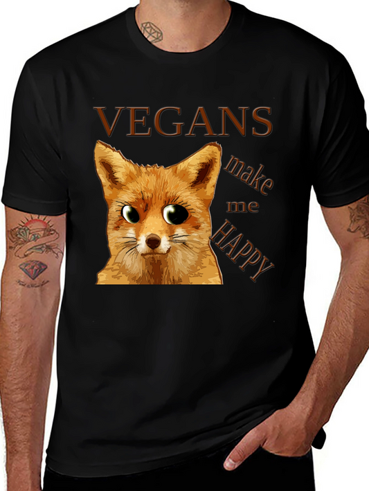 Vegan Fox Graphic Tee