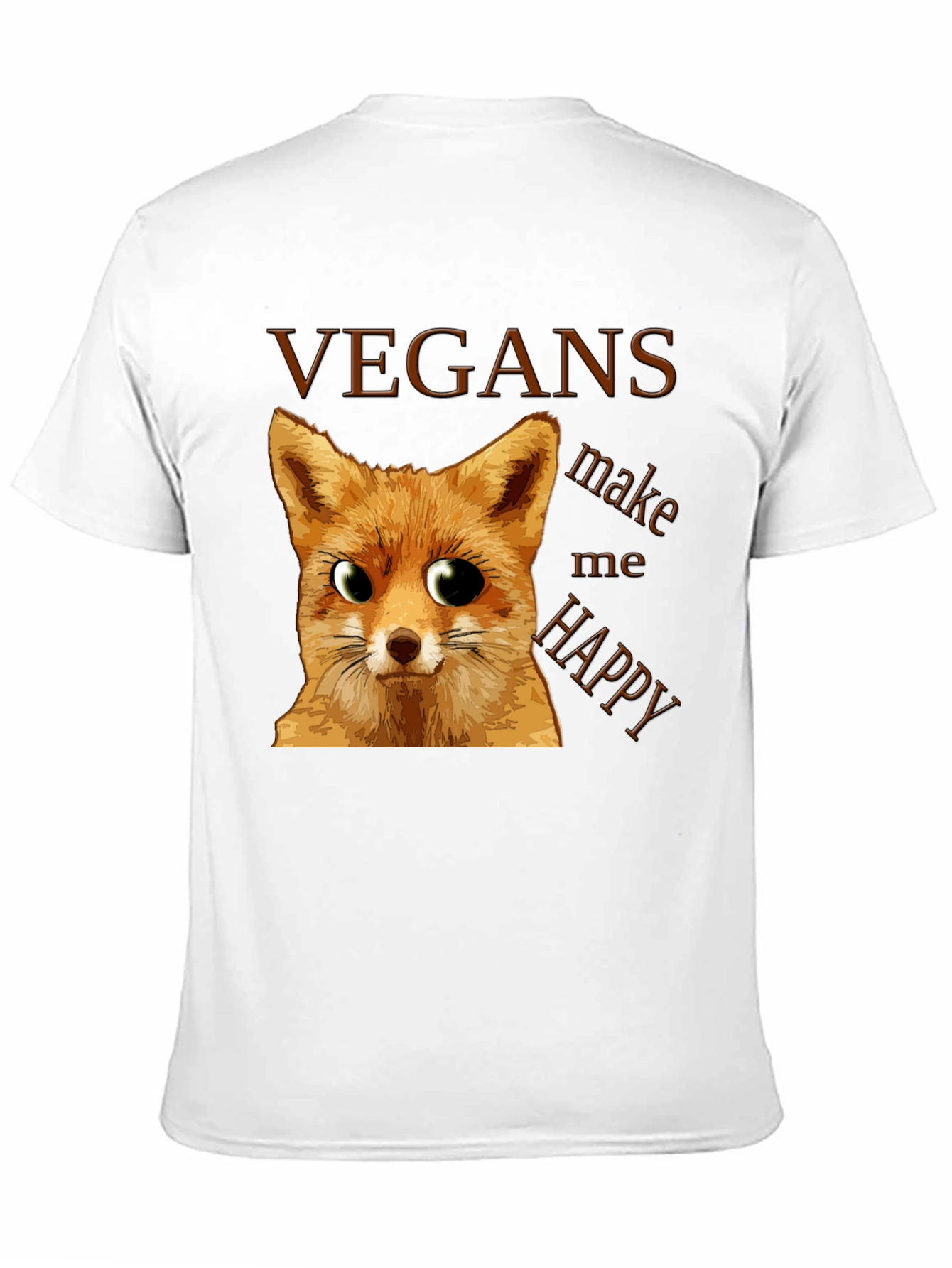 Vegan Fox Graphic Tee