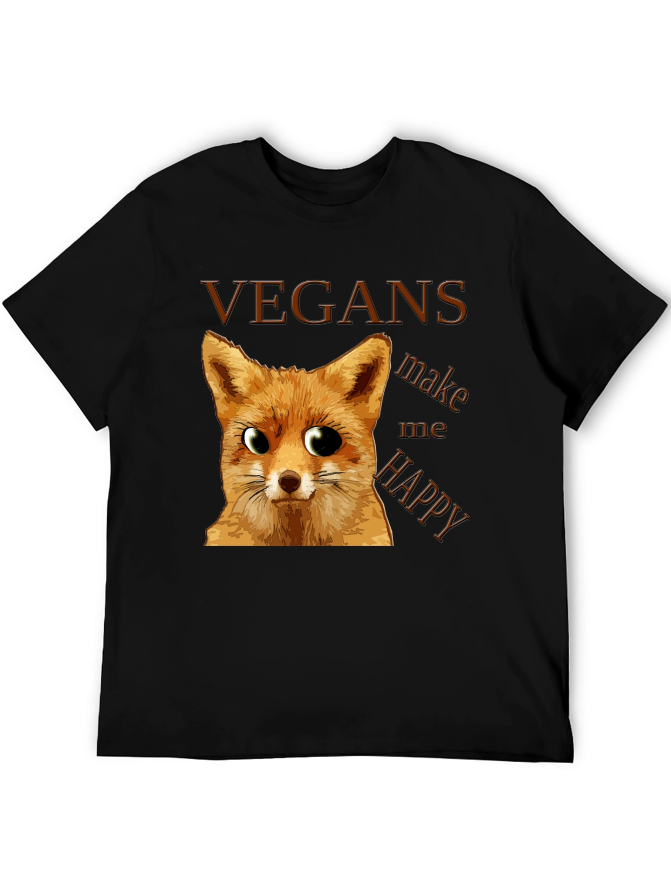 Vegan Fox Graphic Tee