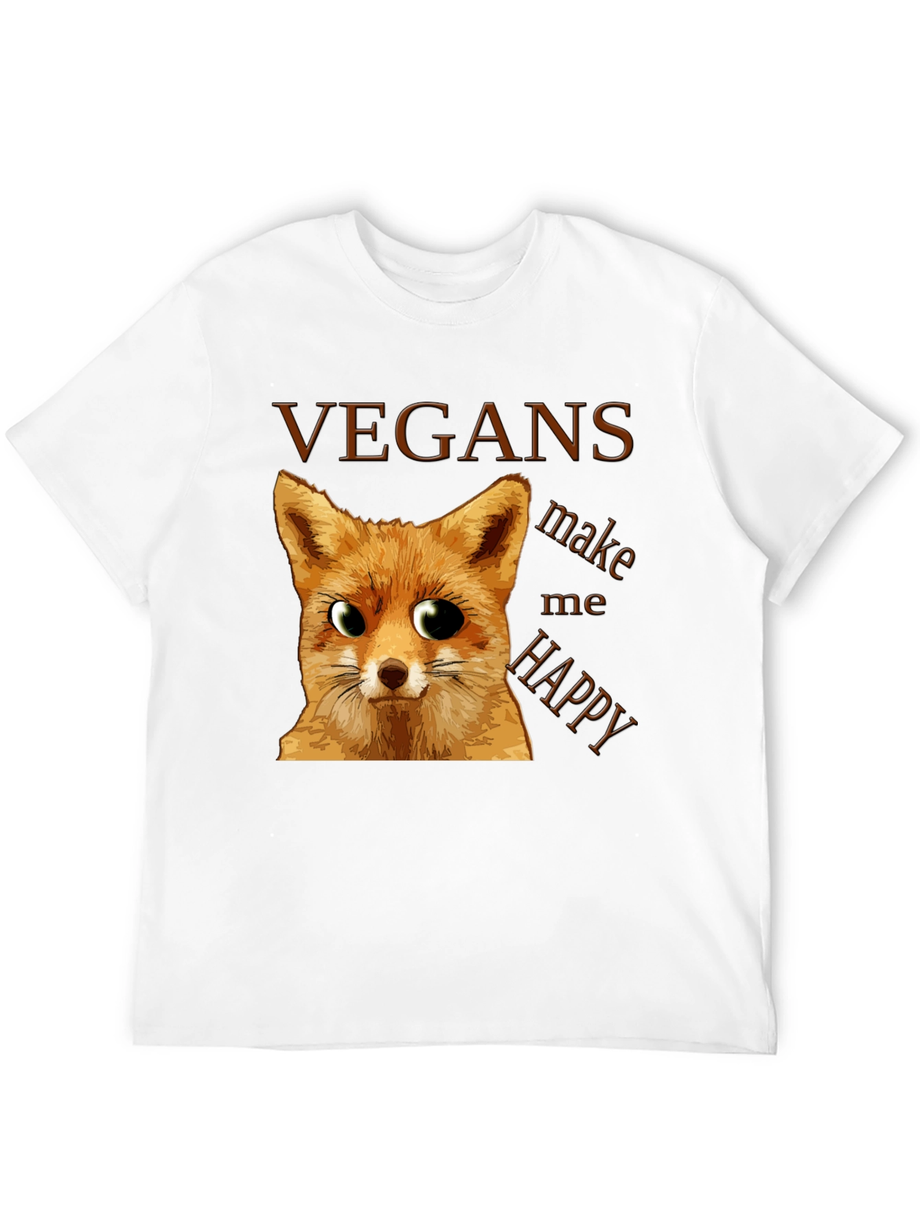 Vegan Fox Graphic Tee