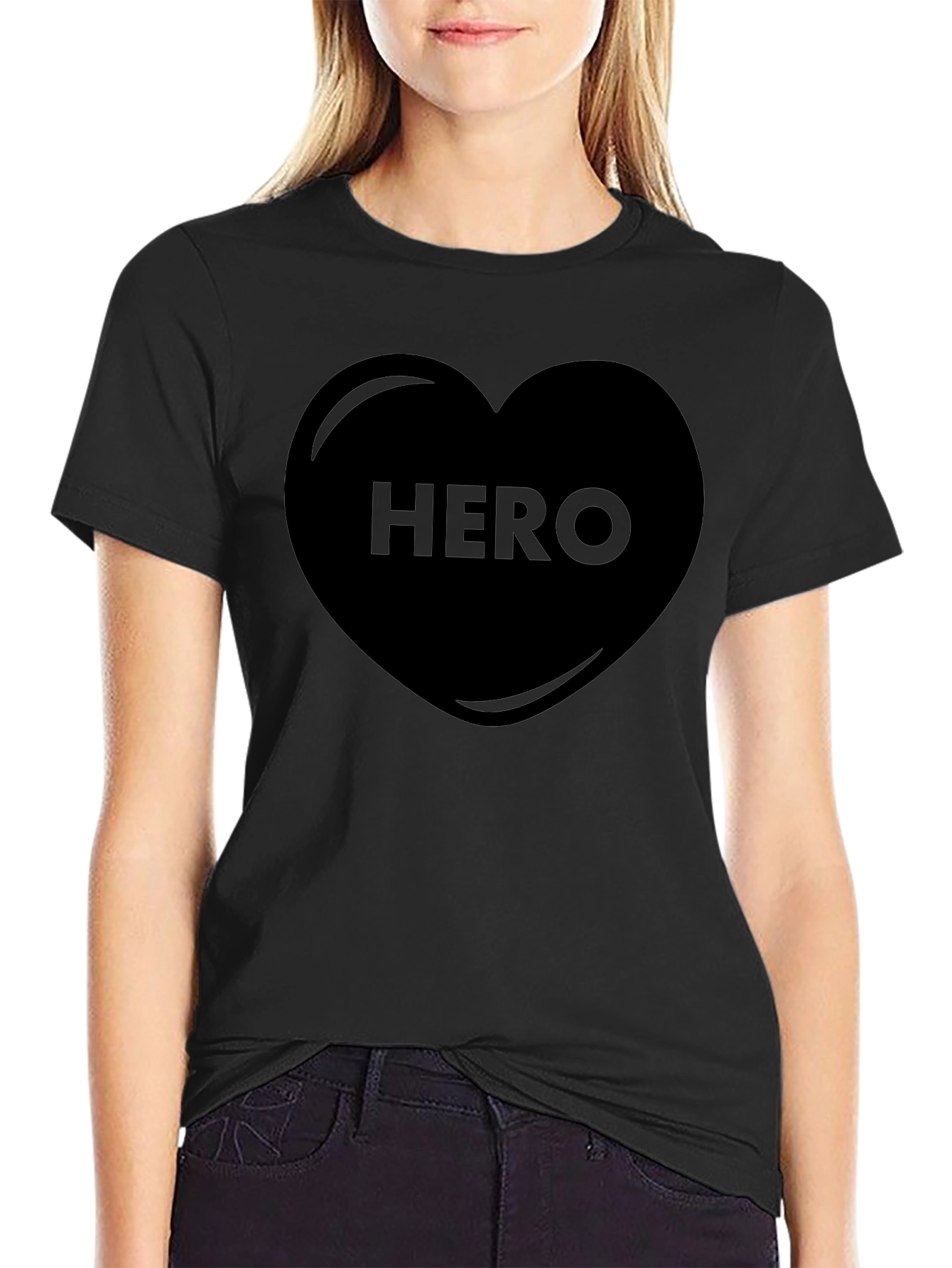 HERO Heart Graphic T-Shirt - Everyday Hero Wear