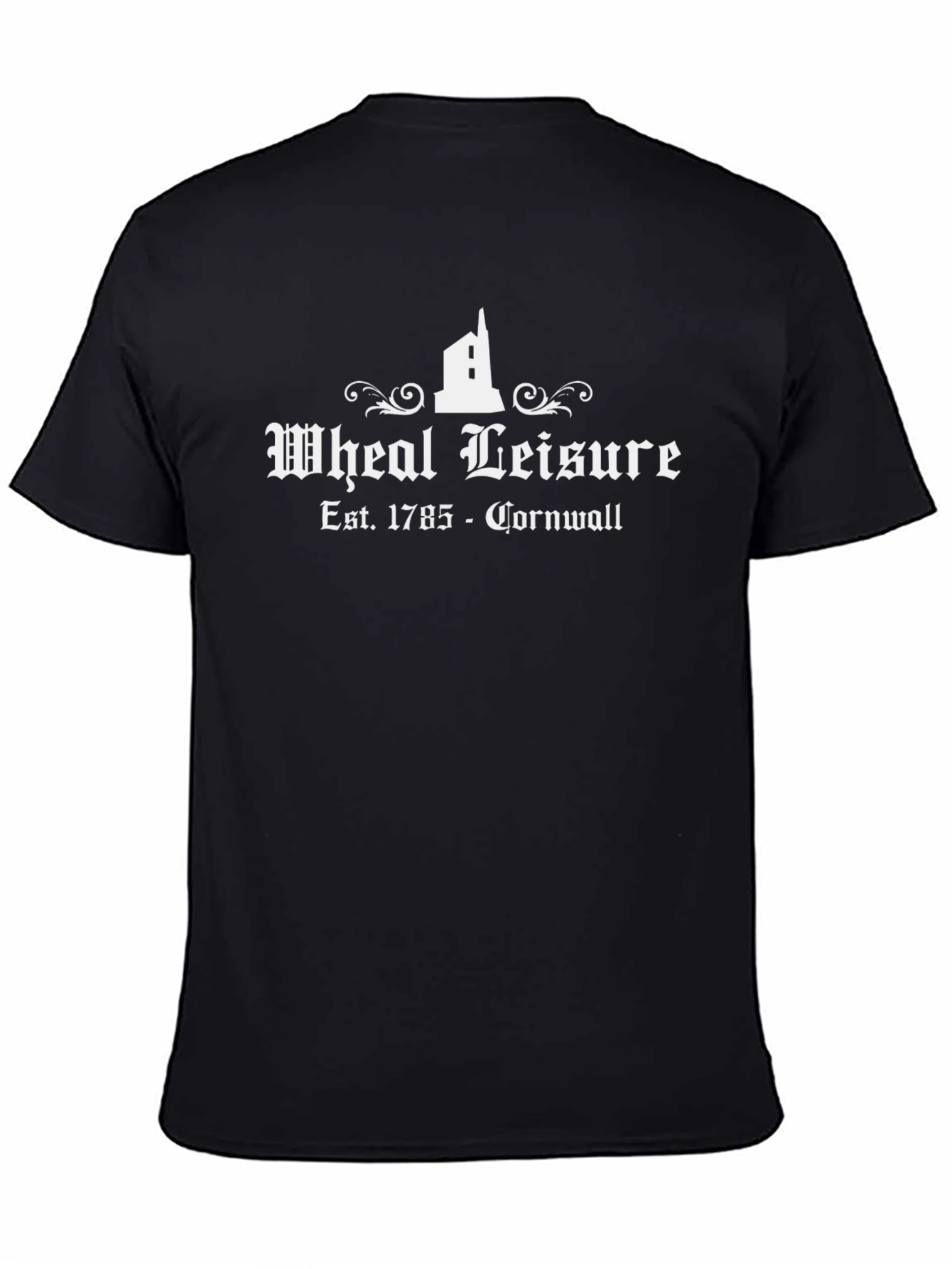 Wheal Leisure Cornwall Black T-Shirt