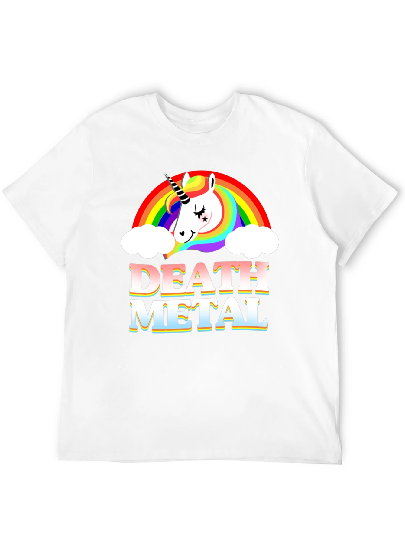 Unicorn Death Metal Rainbow T-Shirt