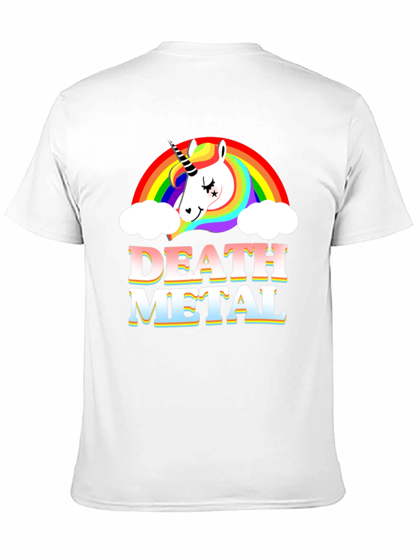Unicorn Death Metal Rainbow T-Shirt