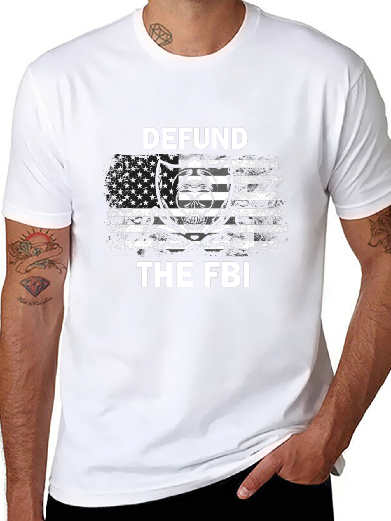 Defund the FBI Graphic T-Shirt
