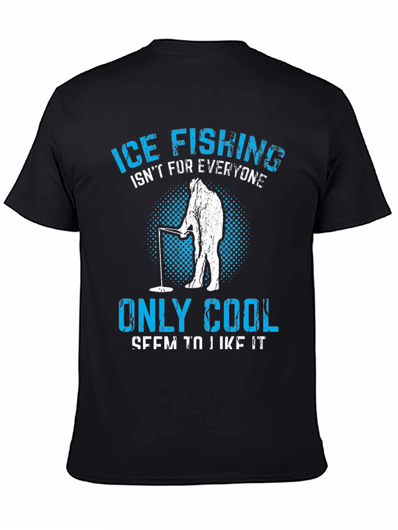 Ice Fishing Cool Graphic T-Shirt