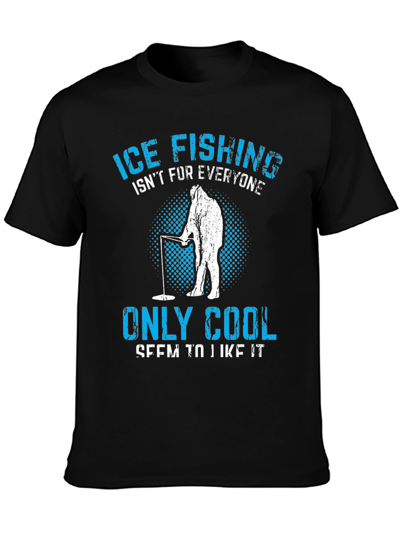 Ice Fishing Cool Graphic T-Shirt