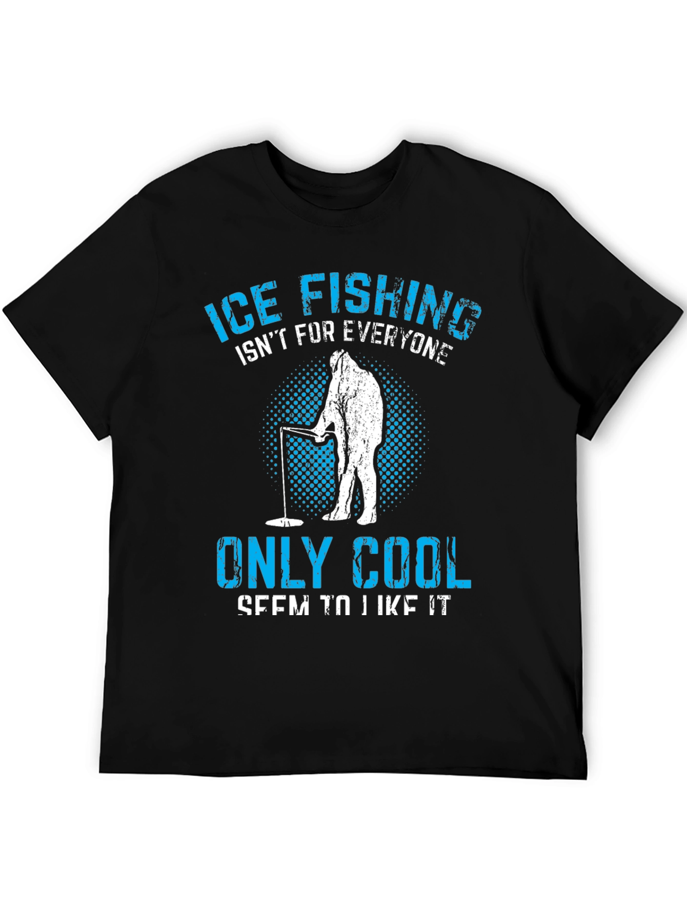 Ice Fishing Cool Graphic T-Shirt