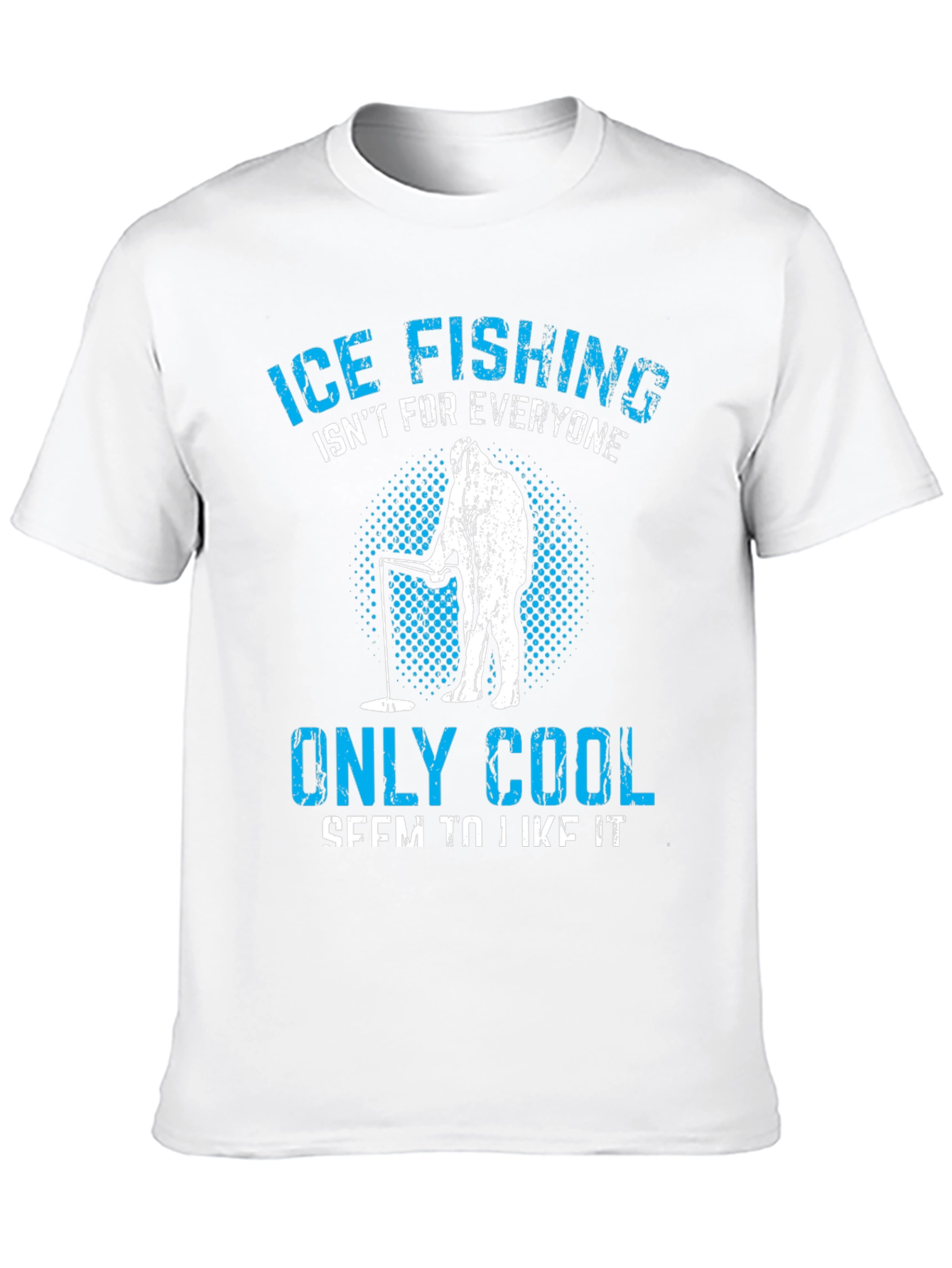 Ice Fishing Cool Graphic T-Shirt