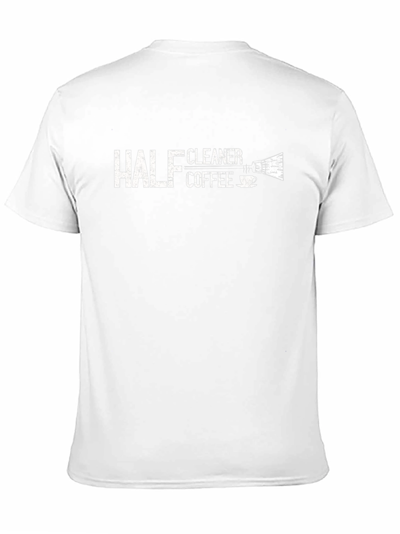 Half Coffee Cleaner Graphic T-Shirt