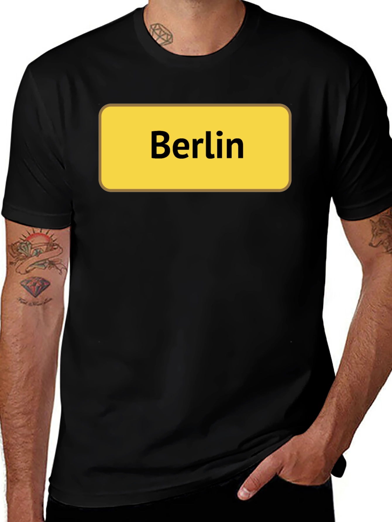 Berlin Graphic Tee - City Pride Black T-Shirt