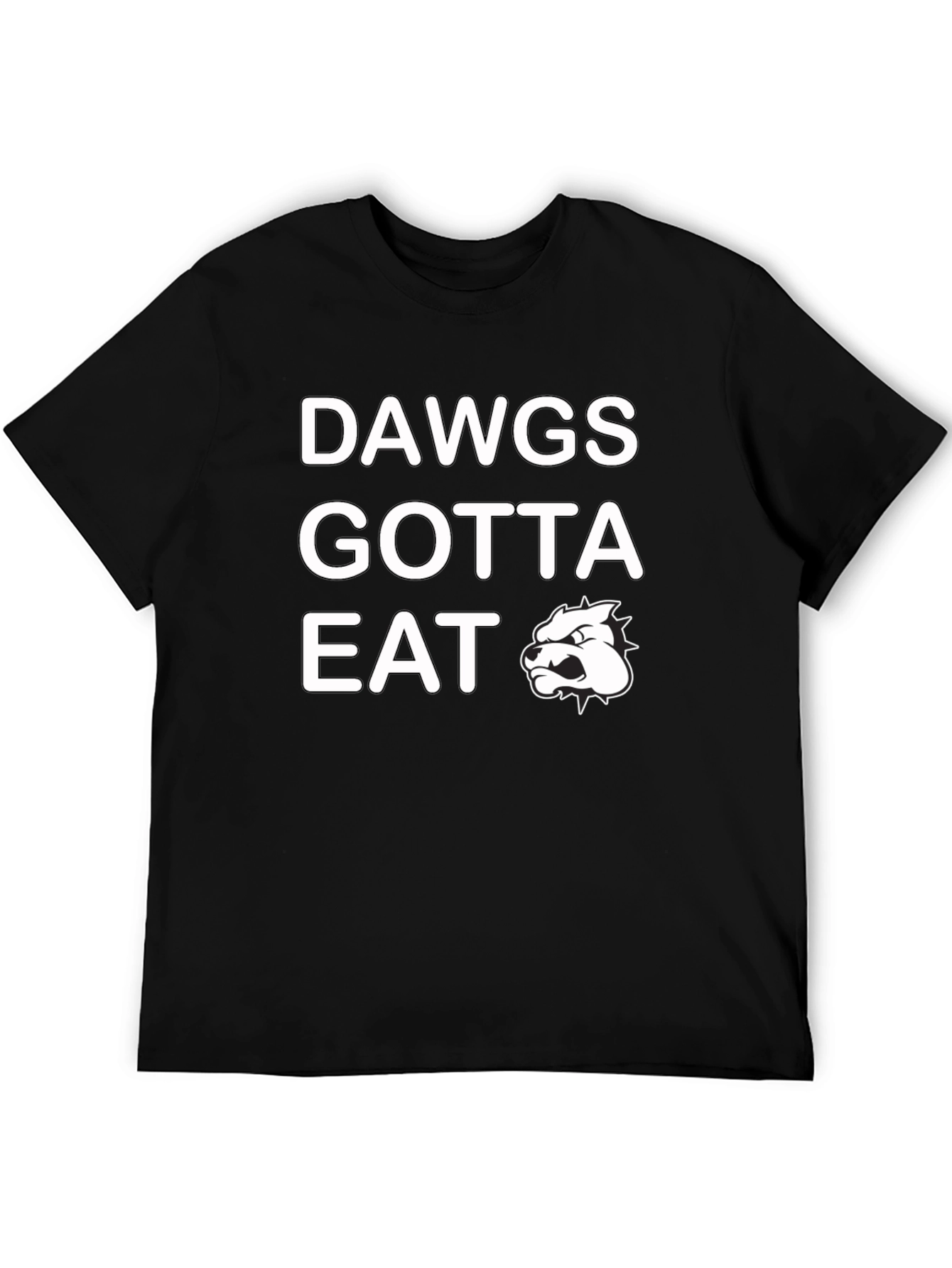 Dawgs Gotta Eat Graphic T-Shirt - Black