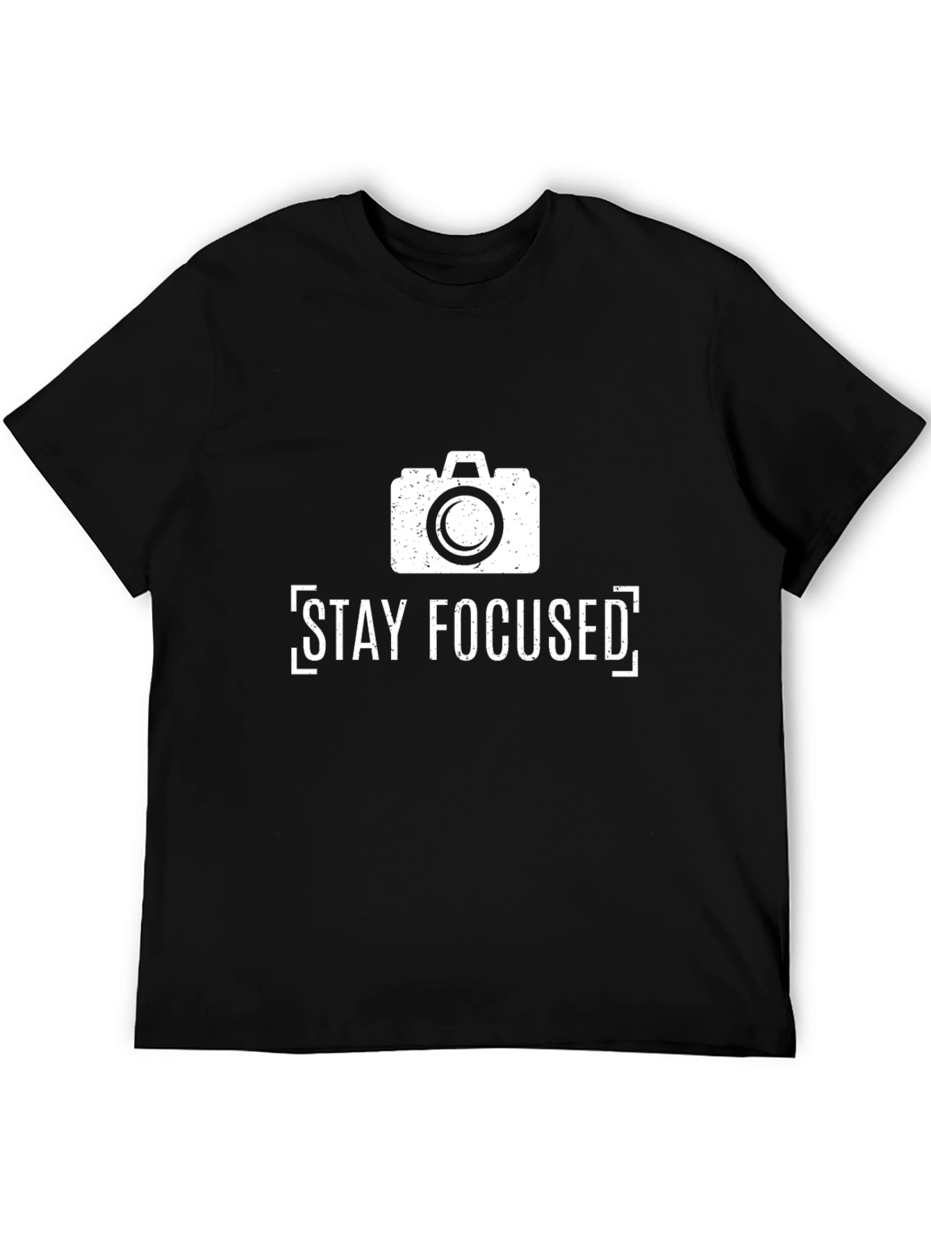 Stay Focused Camera Graphic T-Shirt