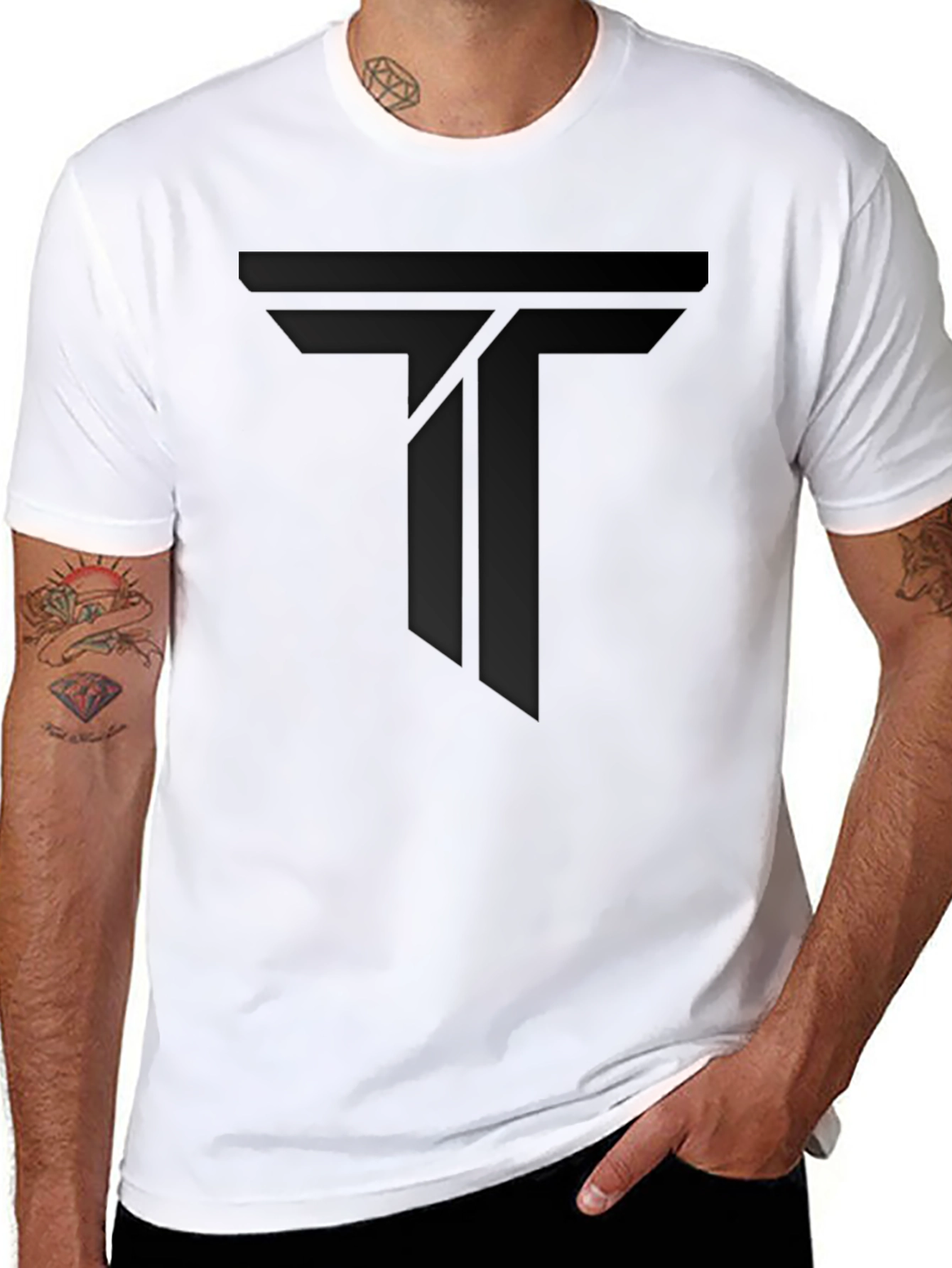 Stealth Black T Logo Graphic Tee