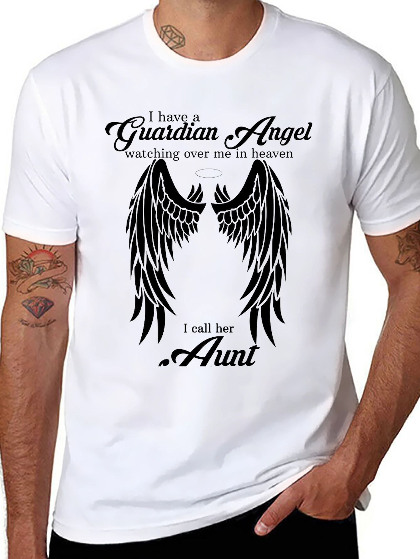 Guardian Angel Aunt T-Shirt