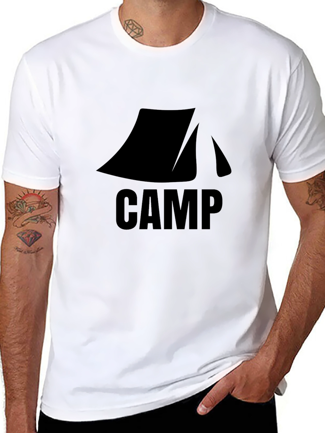 Camping Tent Graphic Tee - Adventure Ready!