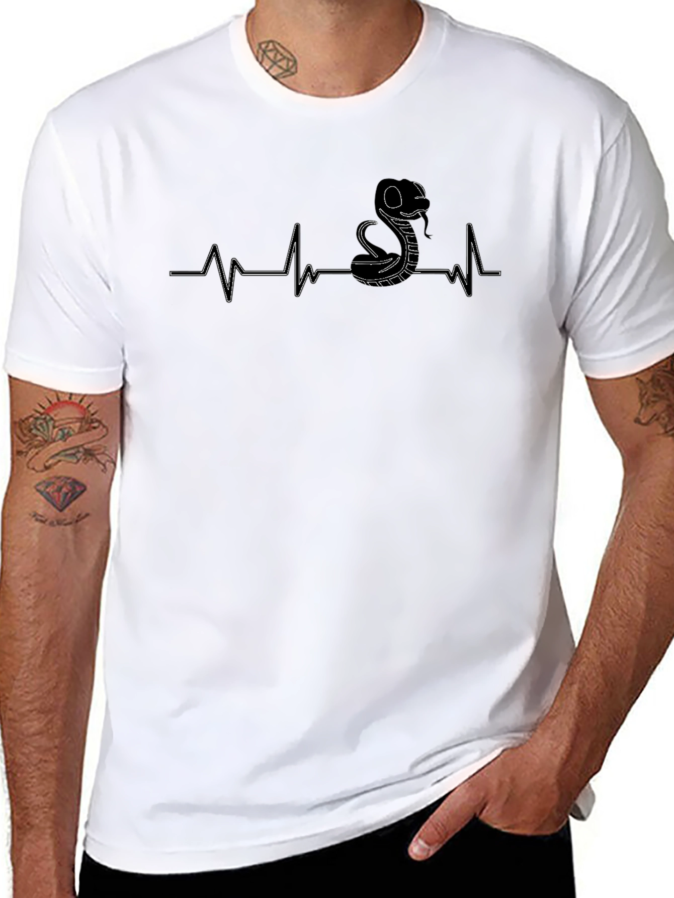 Snake Heartbeat T-Shirt - Cobra Pulse