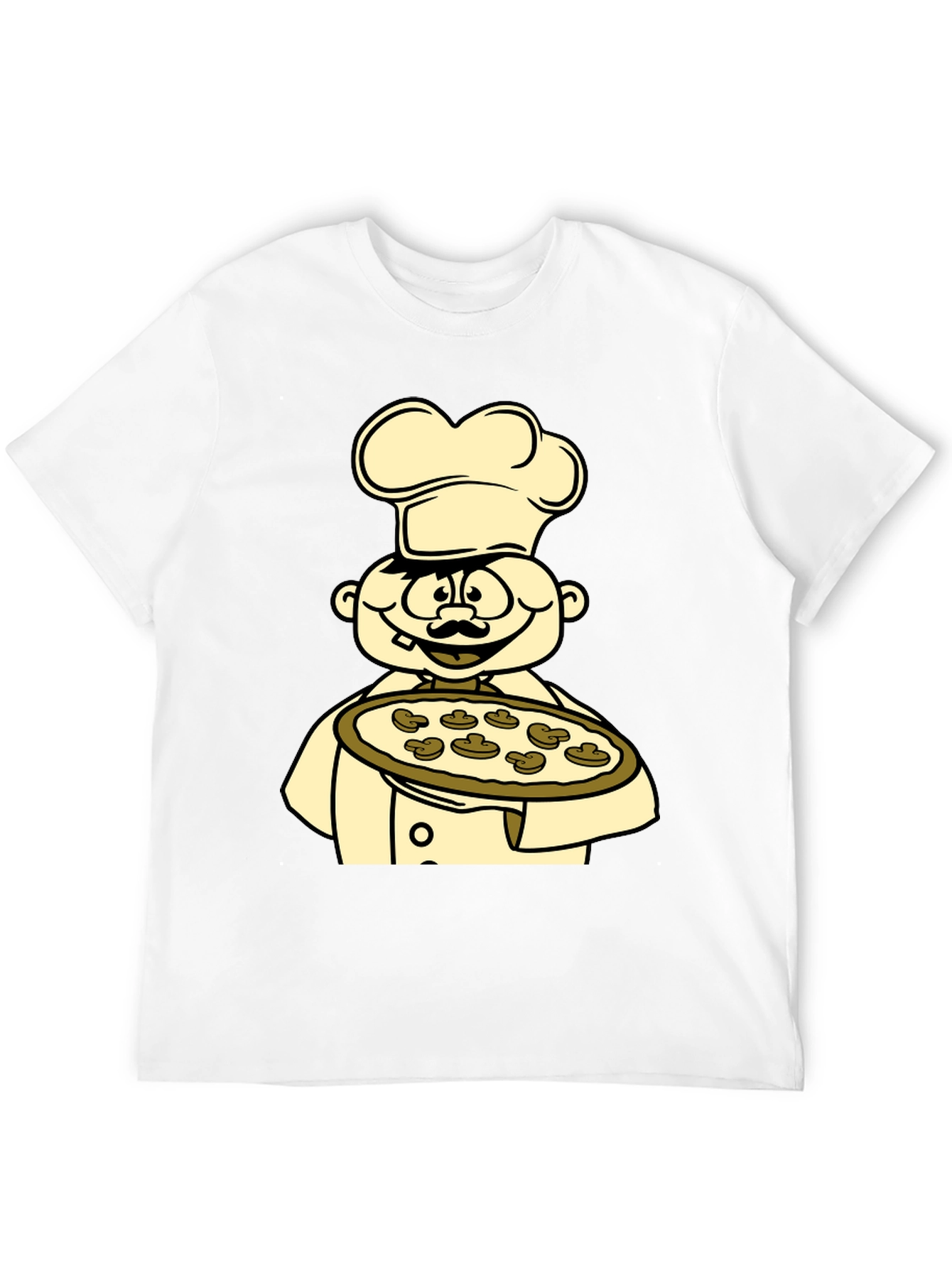 Chef Pizza Graphic Tee - Unisex Cotton T-Shirt