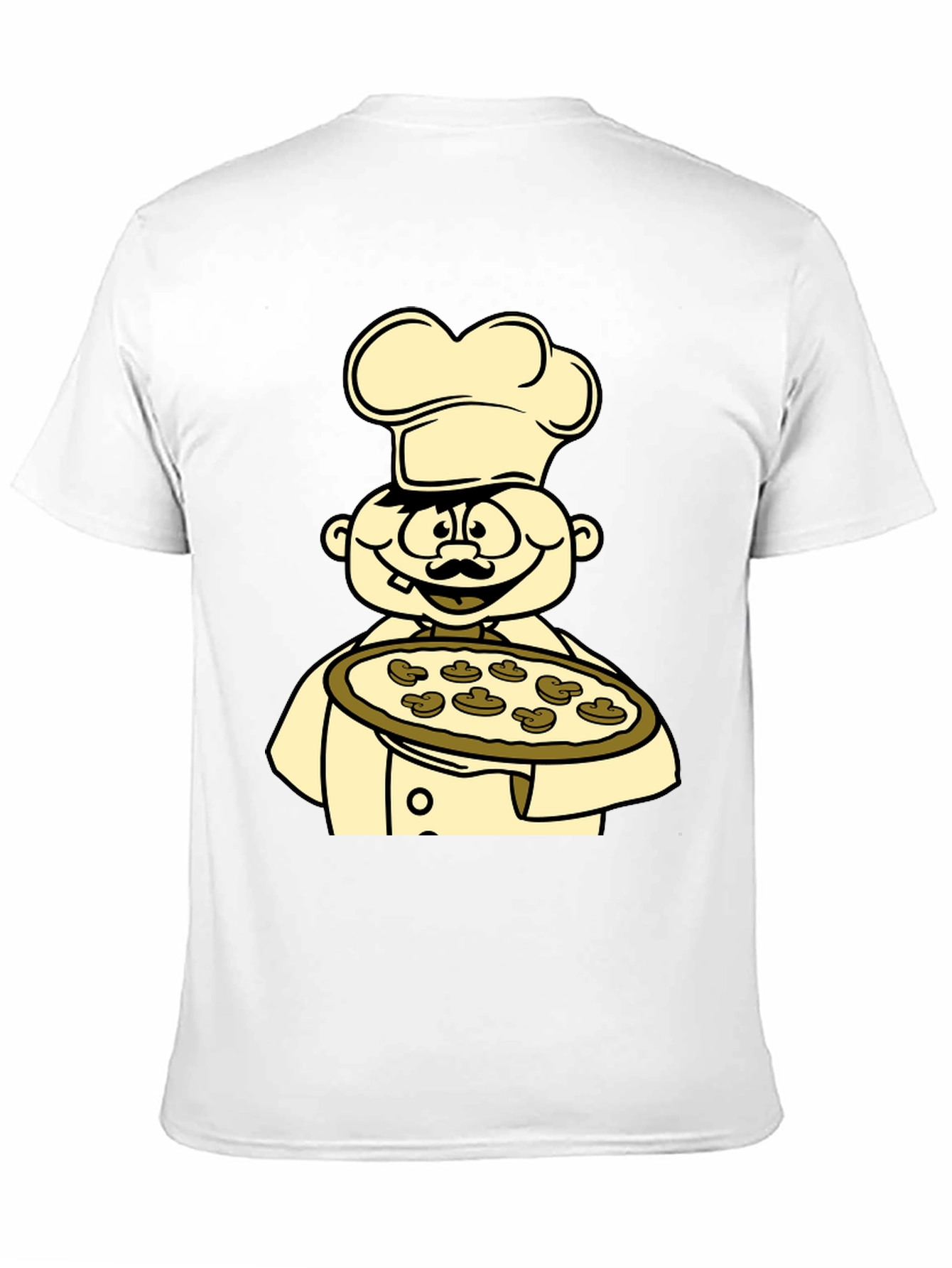 Chef Pizza Graphic Tee - Unisex Cotton T-Shirt