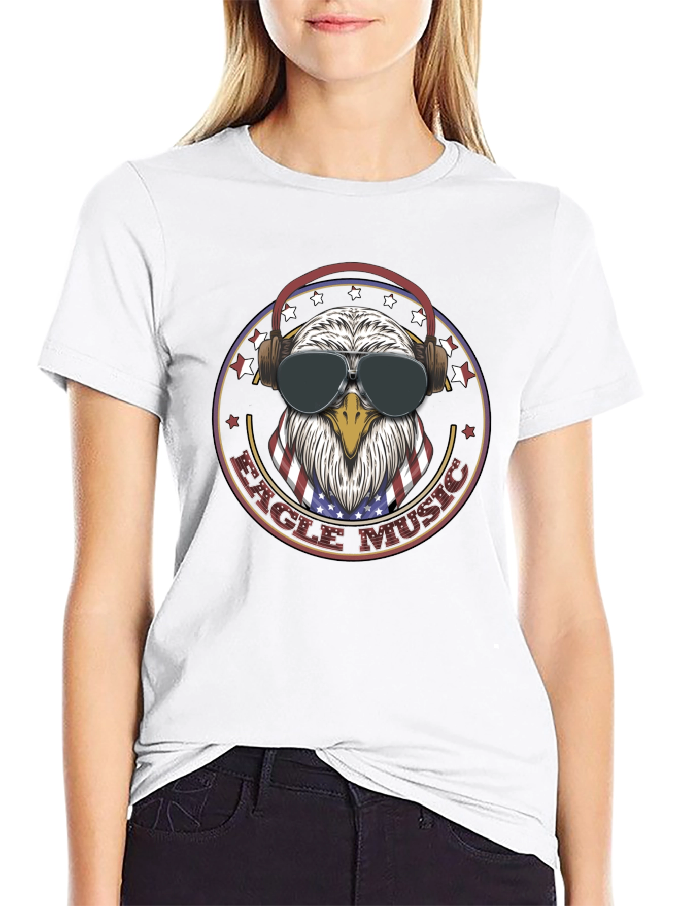 Eagle Music T-Shirt - Patriotic Design