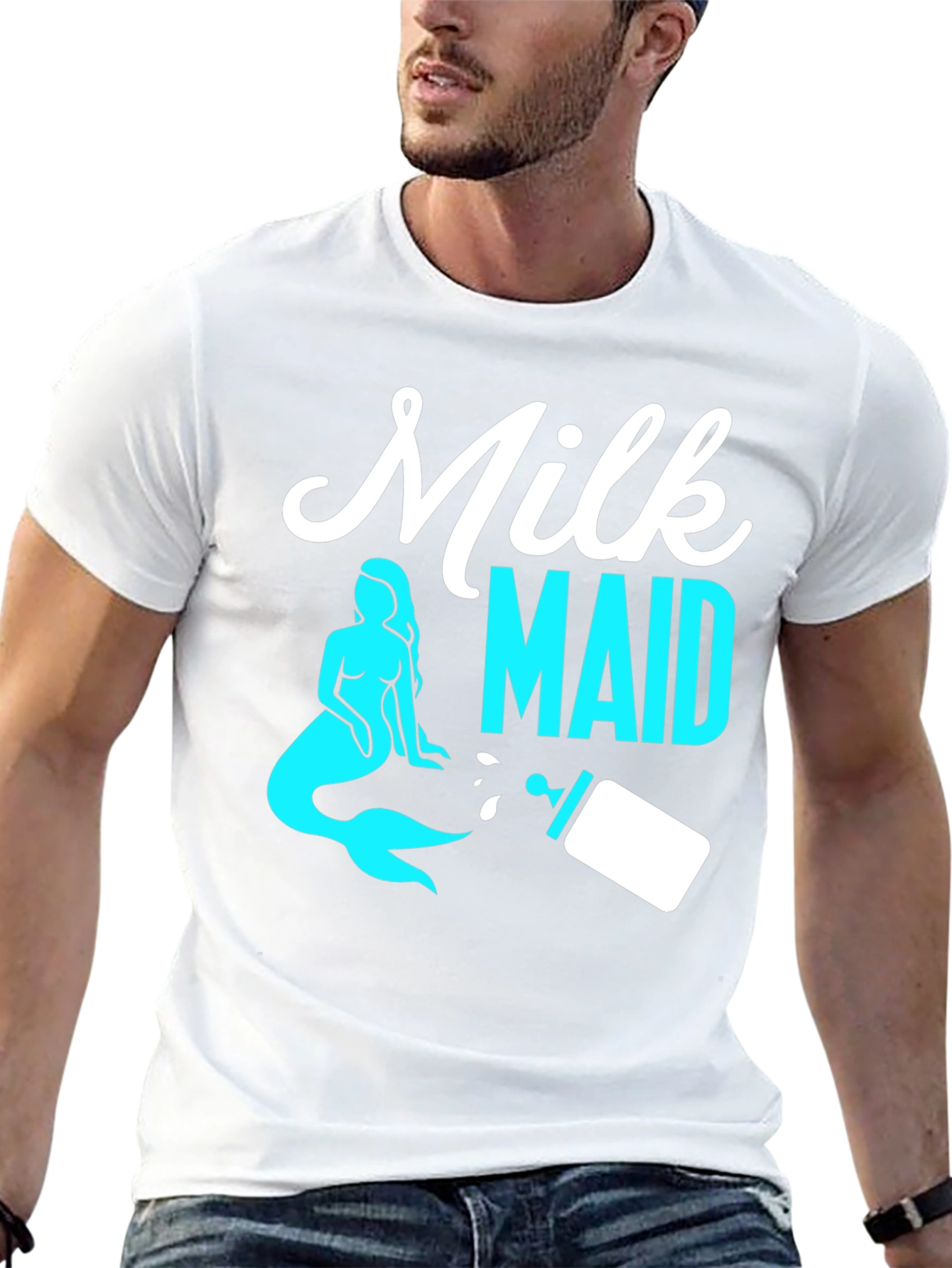 Milk Maid Graphic Tee - Funny Parent Shirt