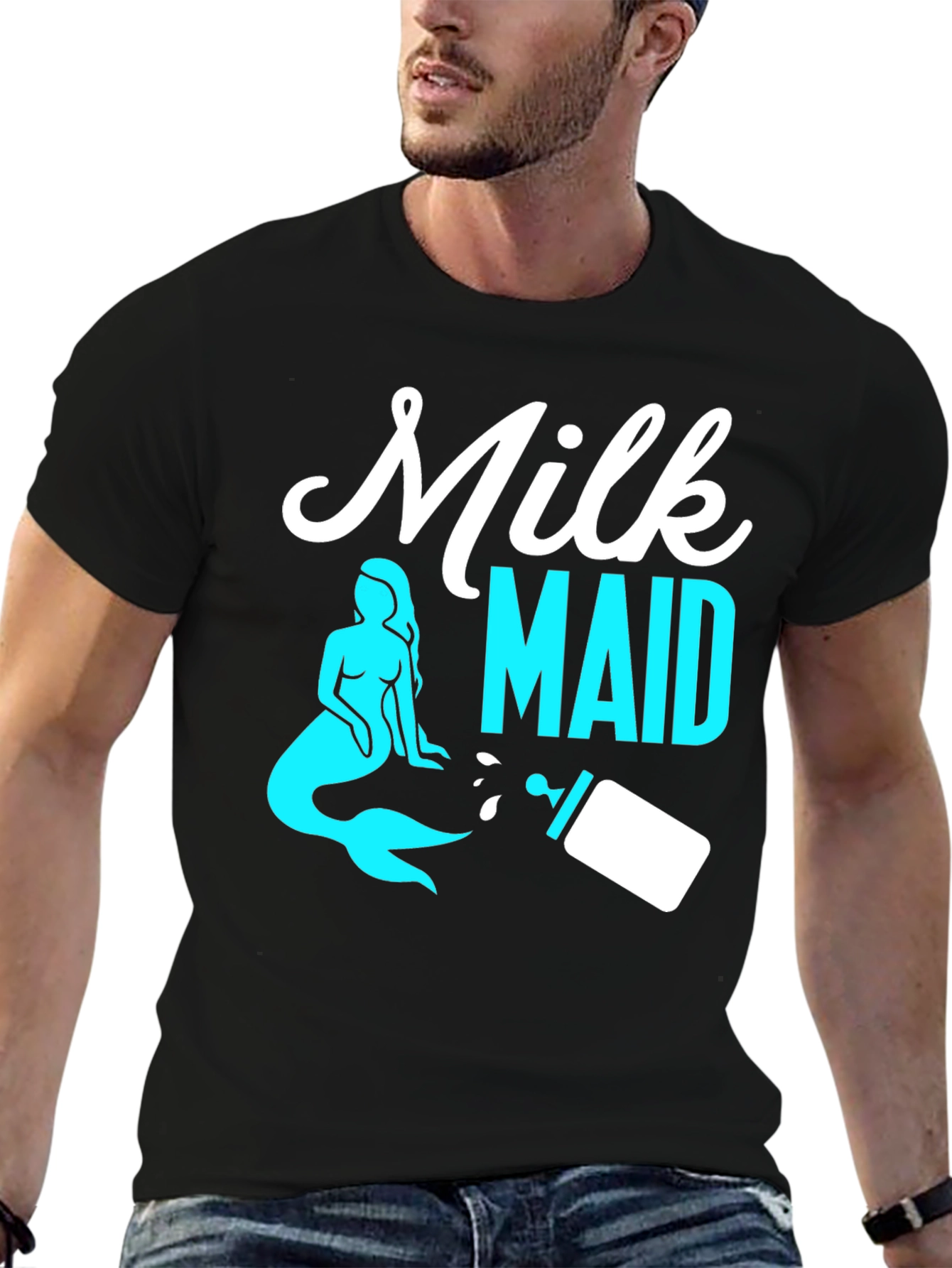 Milk Maid Graphic Tee - Funny Parent Shirt